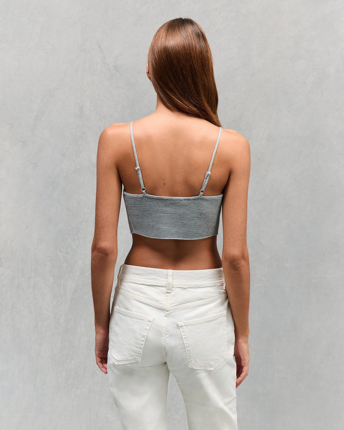 Haut En Tricoté Blond - Gris