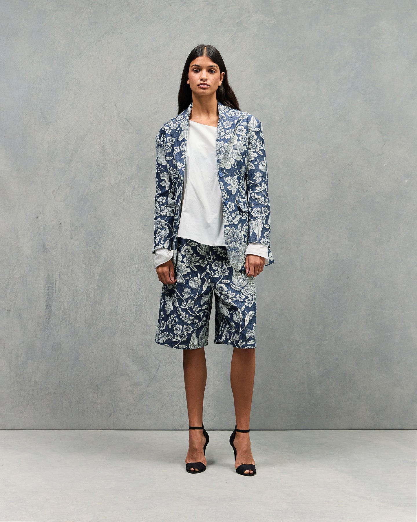 Shorts Didi - Bleu/Écru