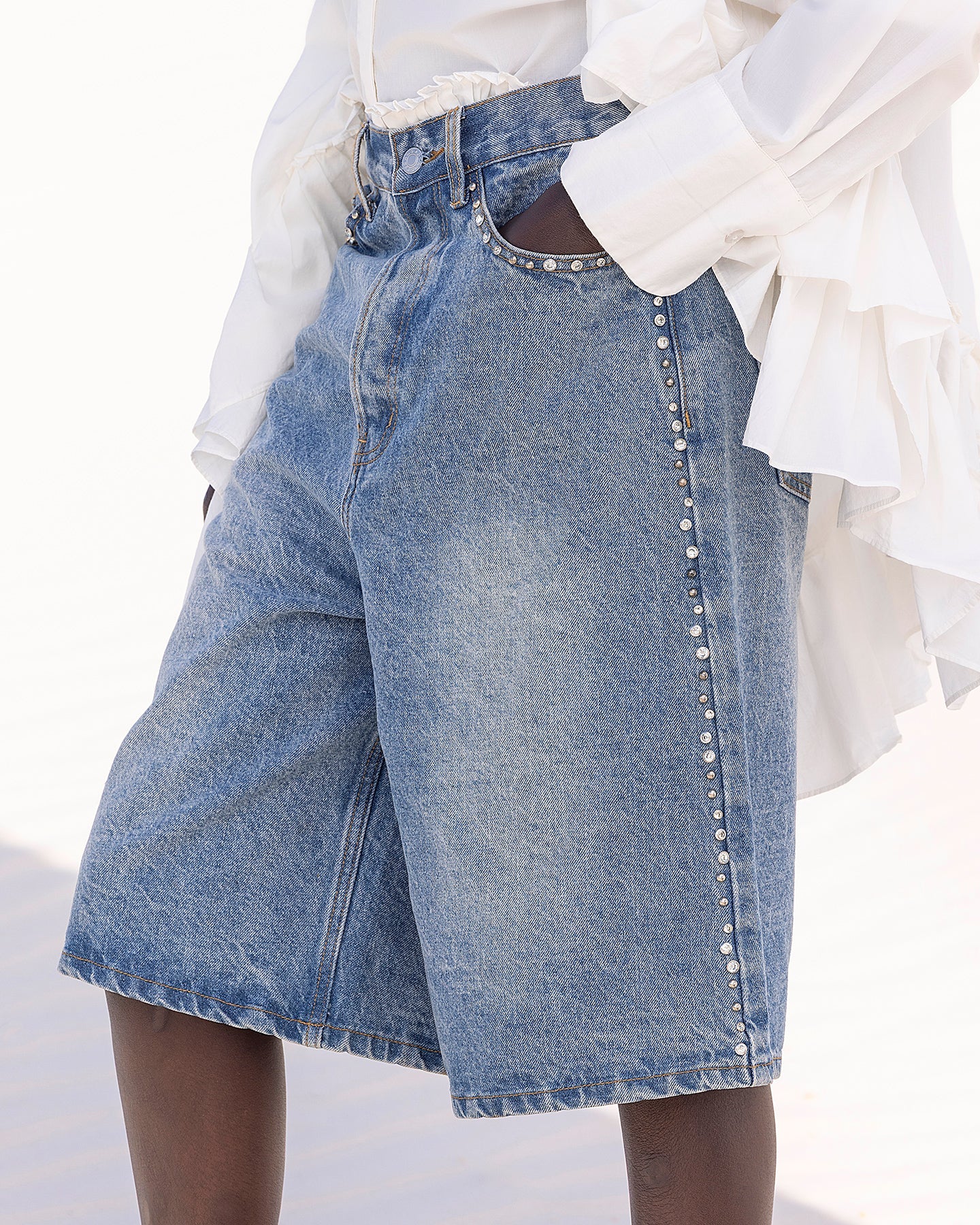 Shorts Muffin - Bleu