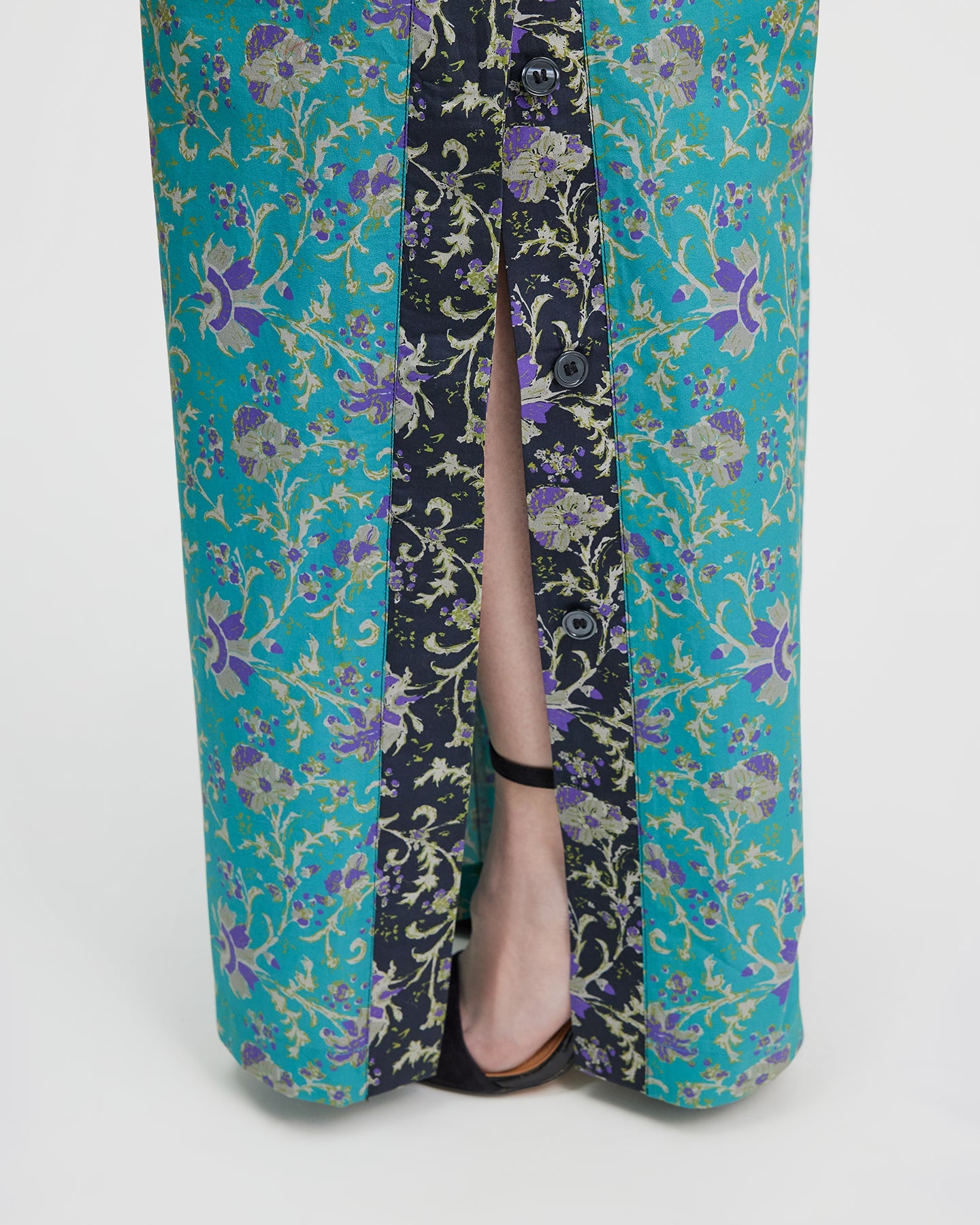 Pantalon Papili - Turquoise/Noir