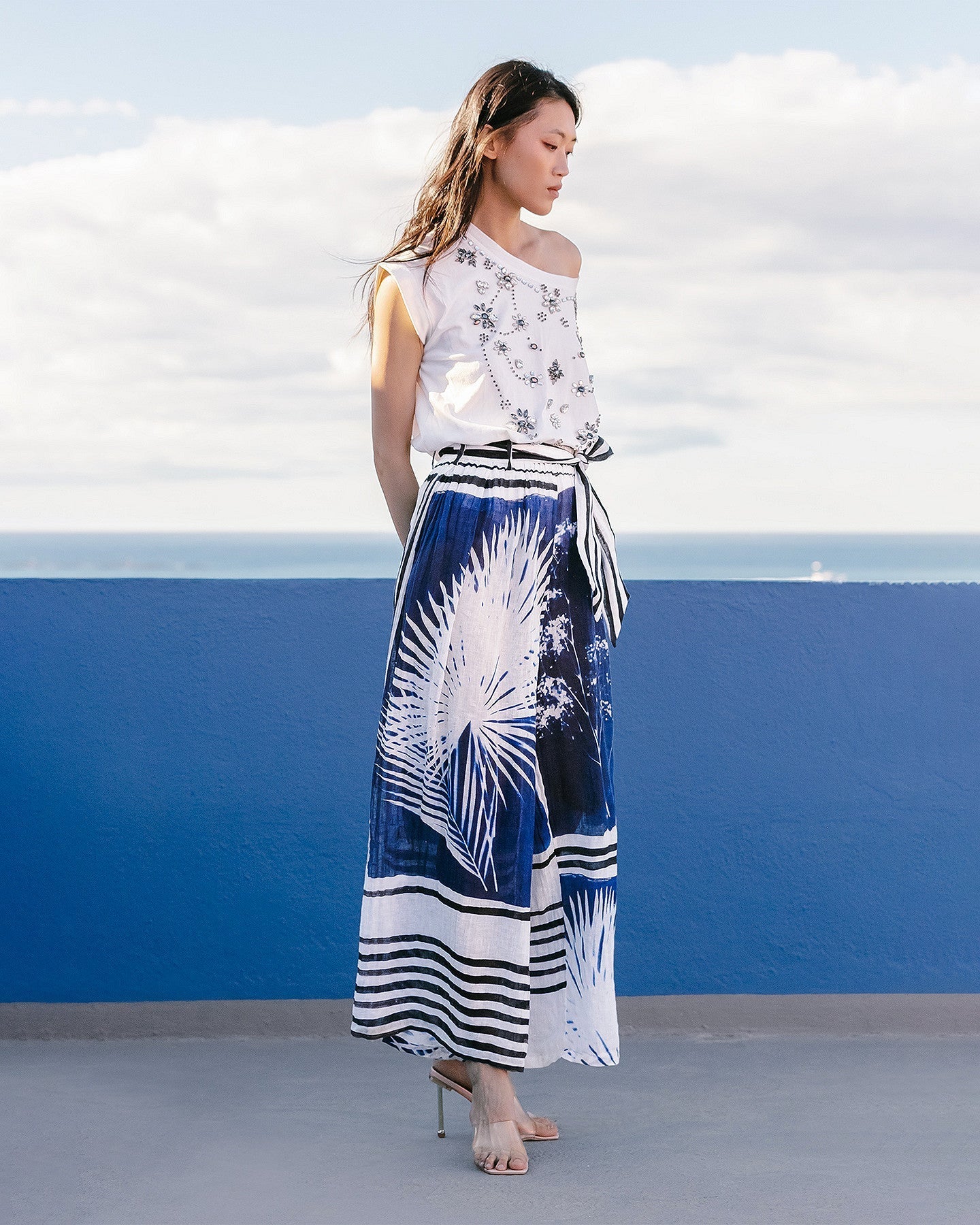 Pantalon Cilos Bleu | Mes Demoiselles Paris