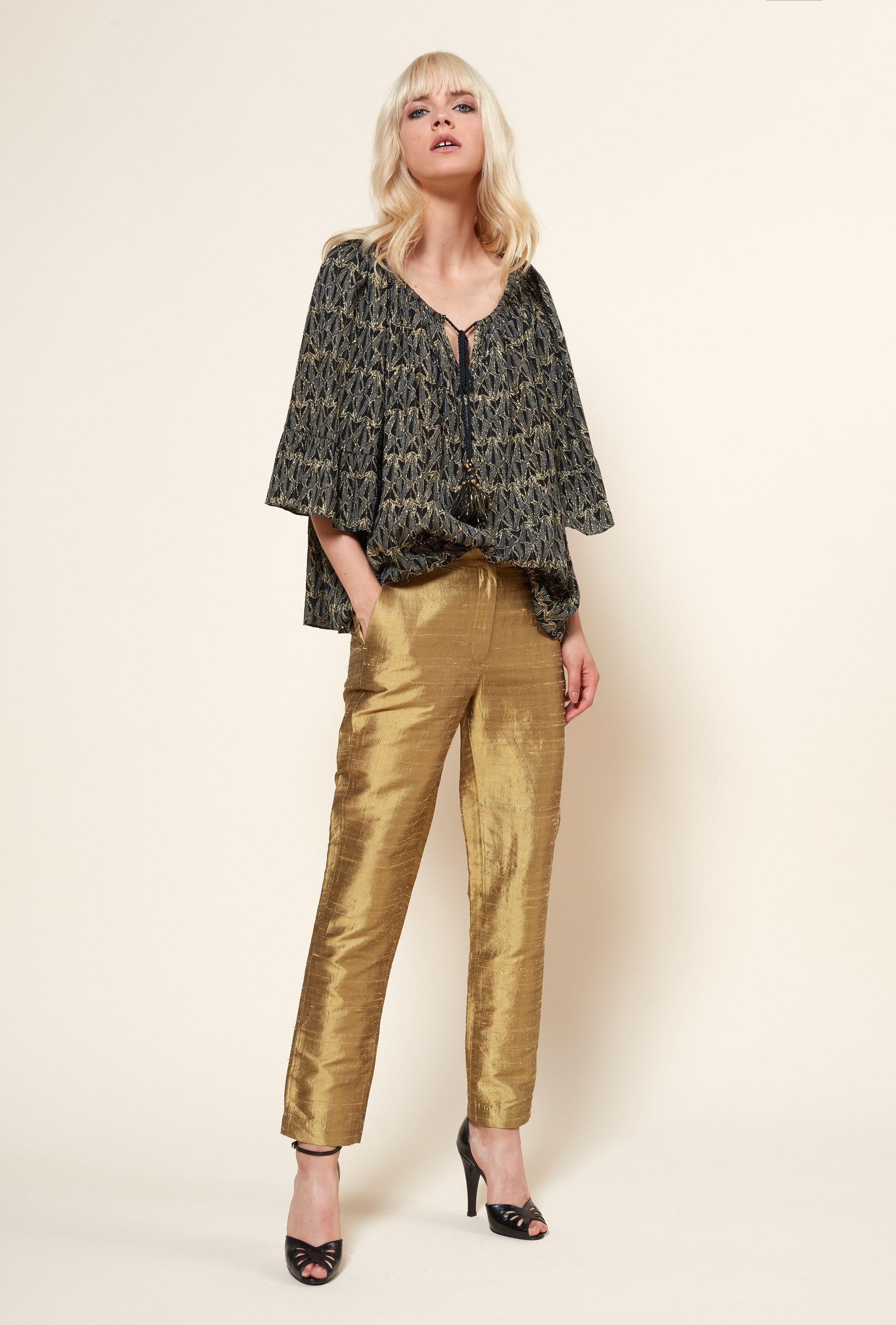Pantalon Goldie Or | Mes Demoiselles Paris