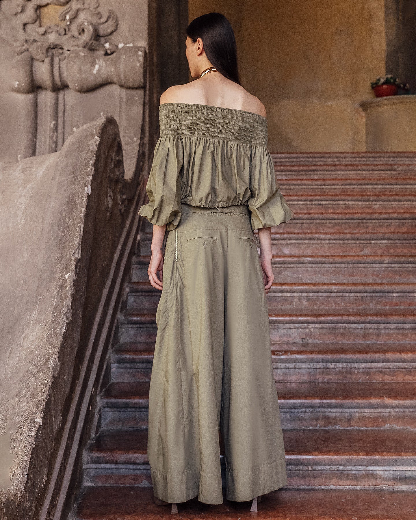 Pantalon Paline Kaki | Mes Demoiselles Paris