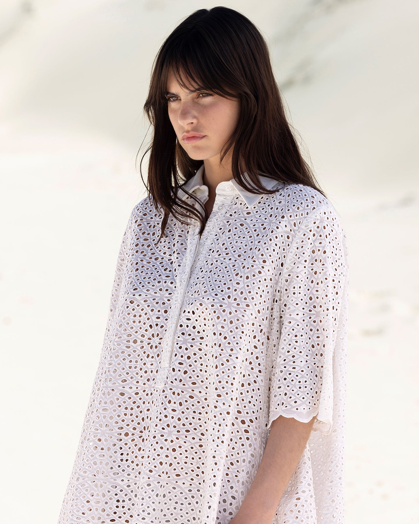 Robe Rose - Blanc