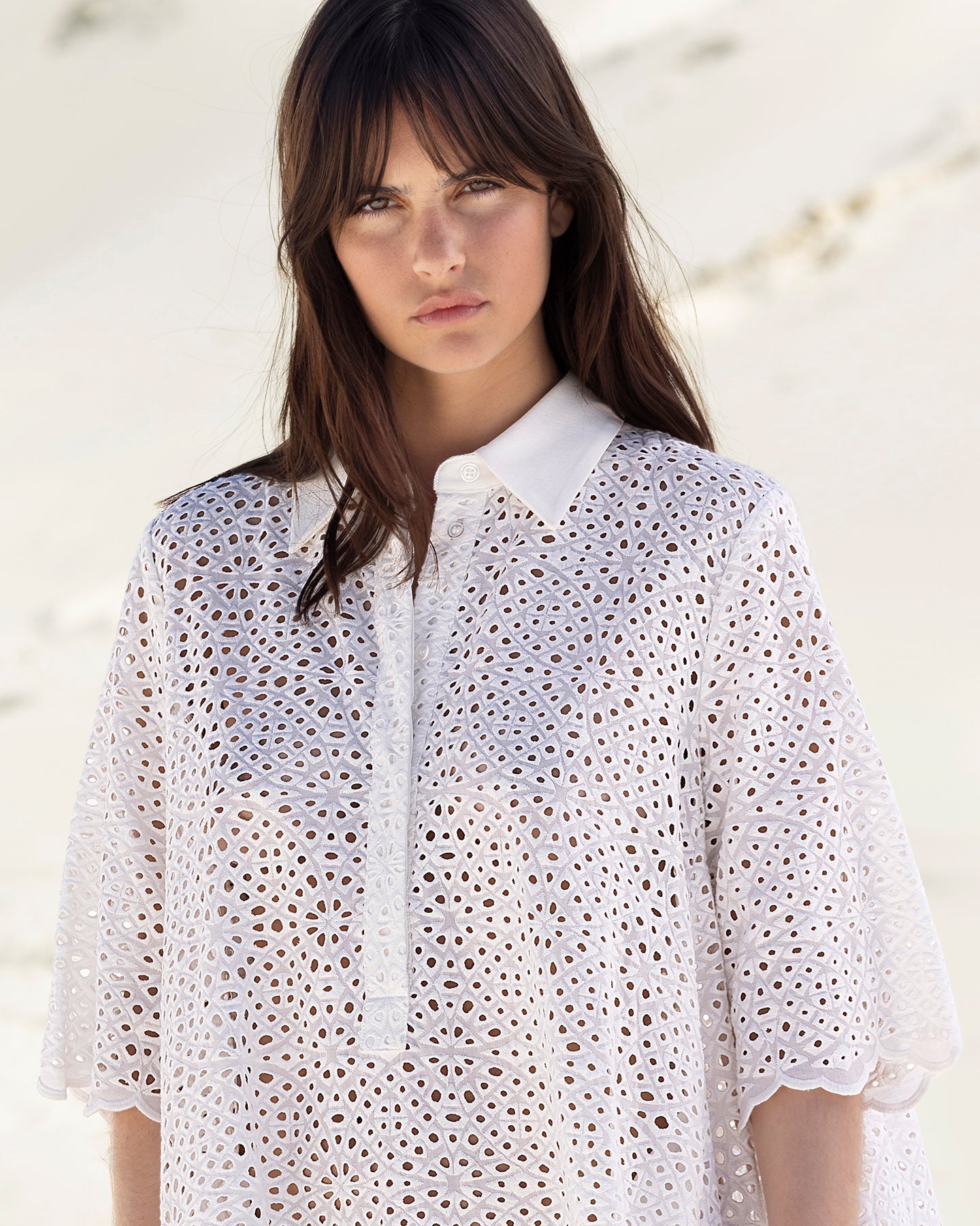 Robe Rose - Blanc