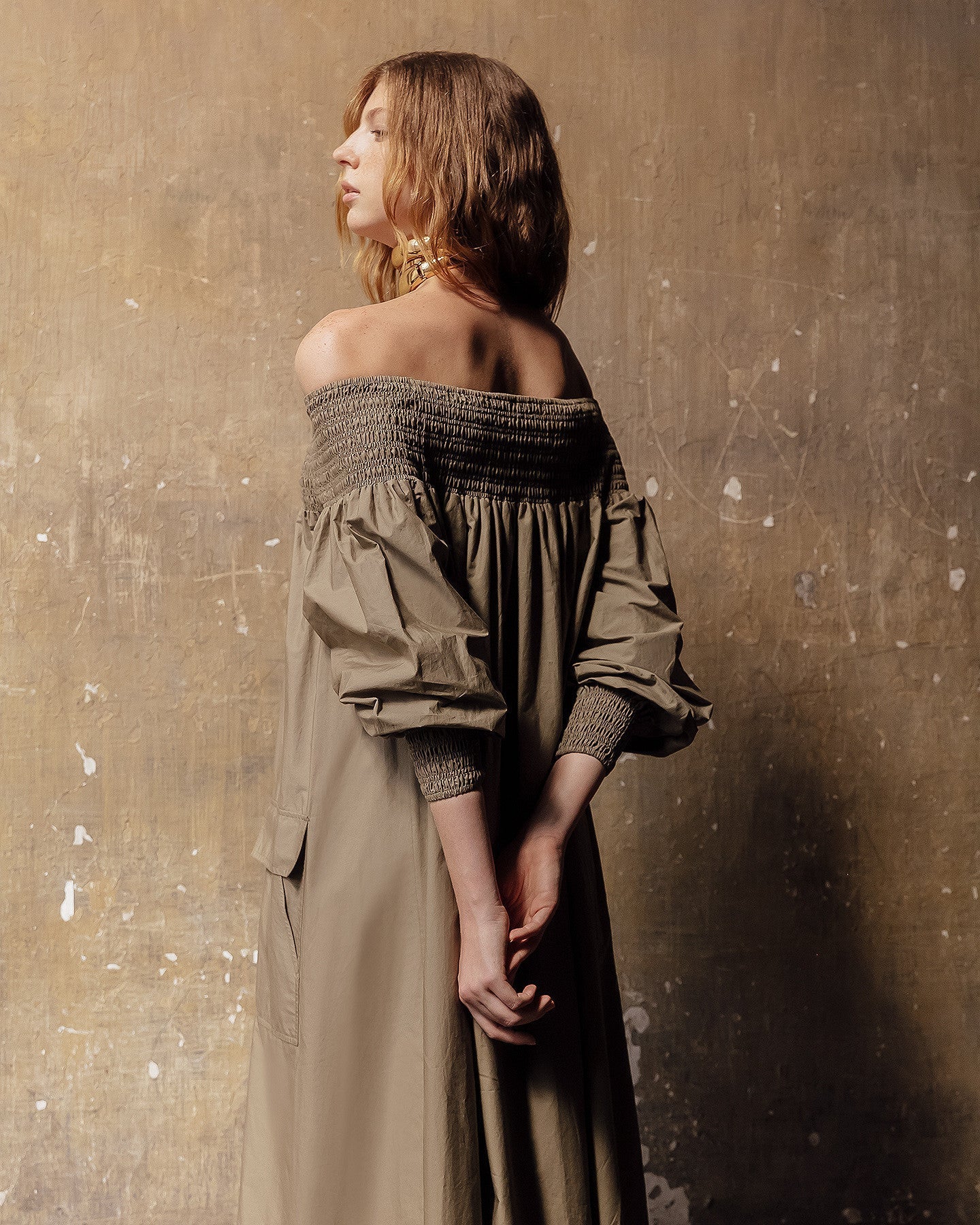 Robe Parimar Kaki | Mes Demoiselles Paris