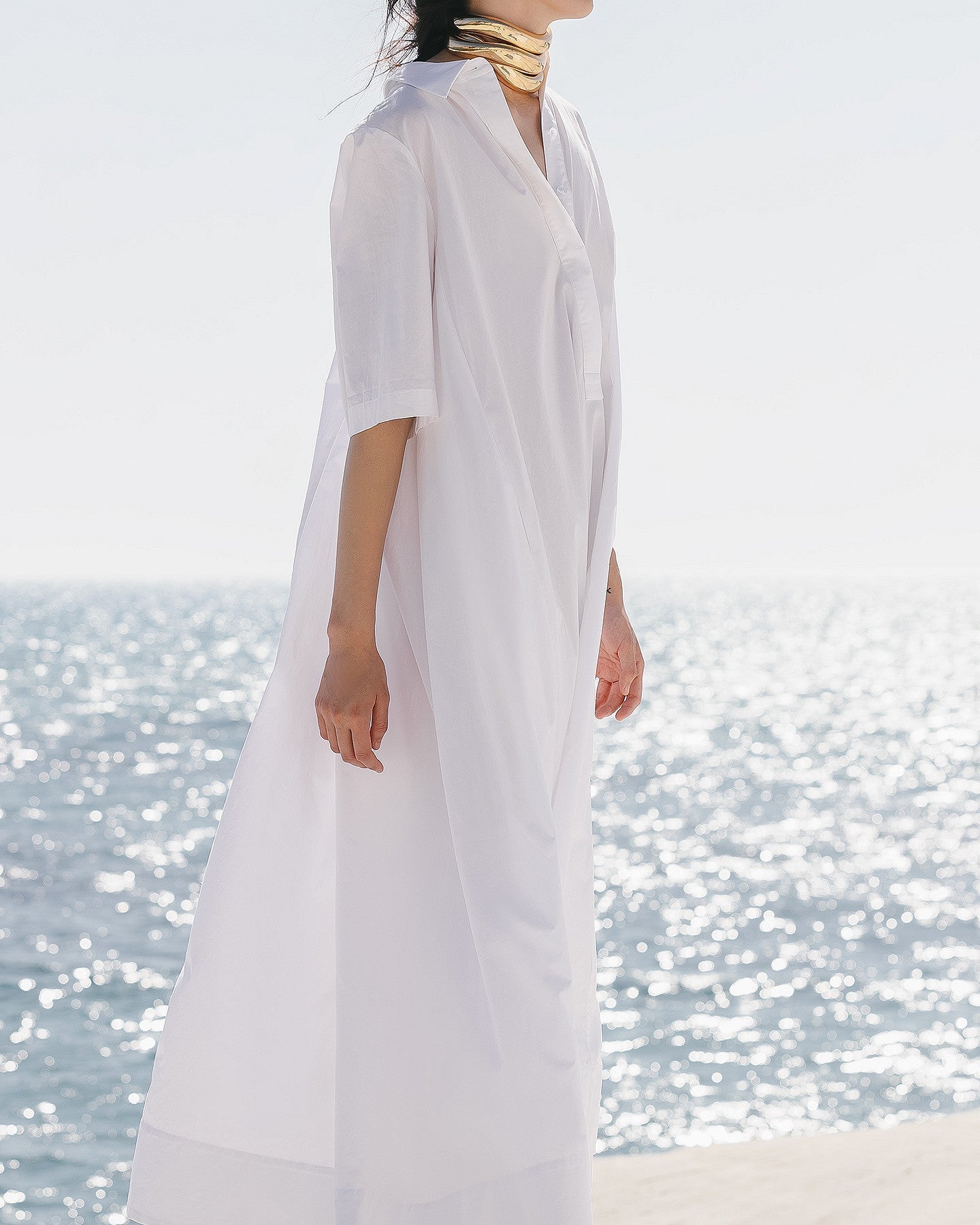 Robe Pierre de soleil Blanc | Mes Demoiselles Paris