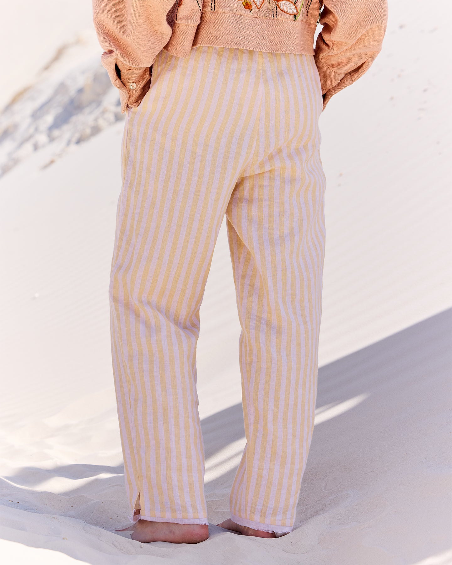 Pantalon Sage - Rayures