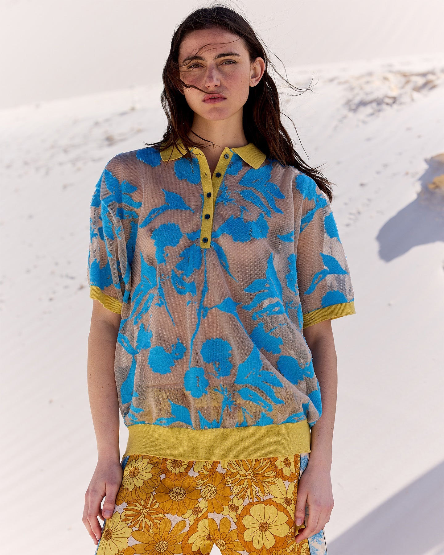 Pull En Maille Sharita - Bleu