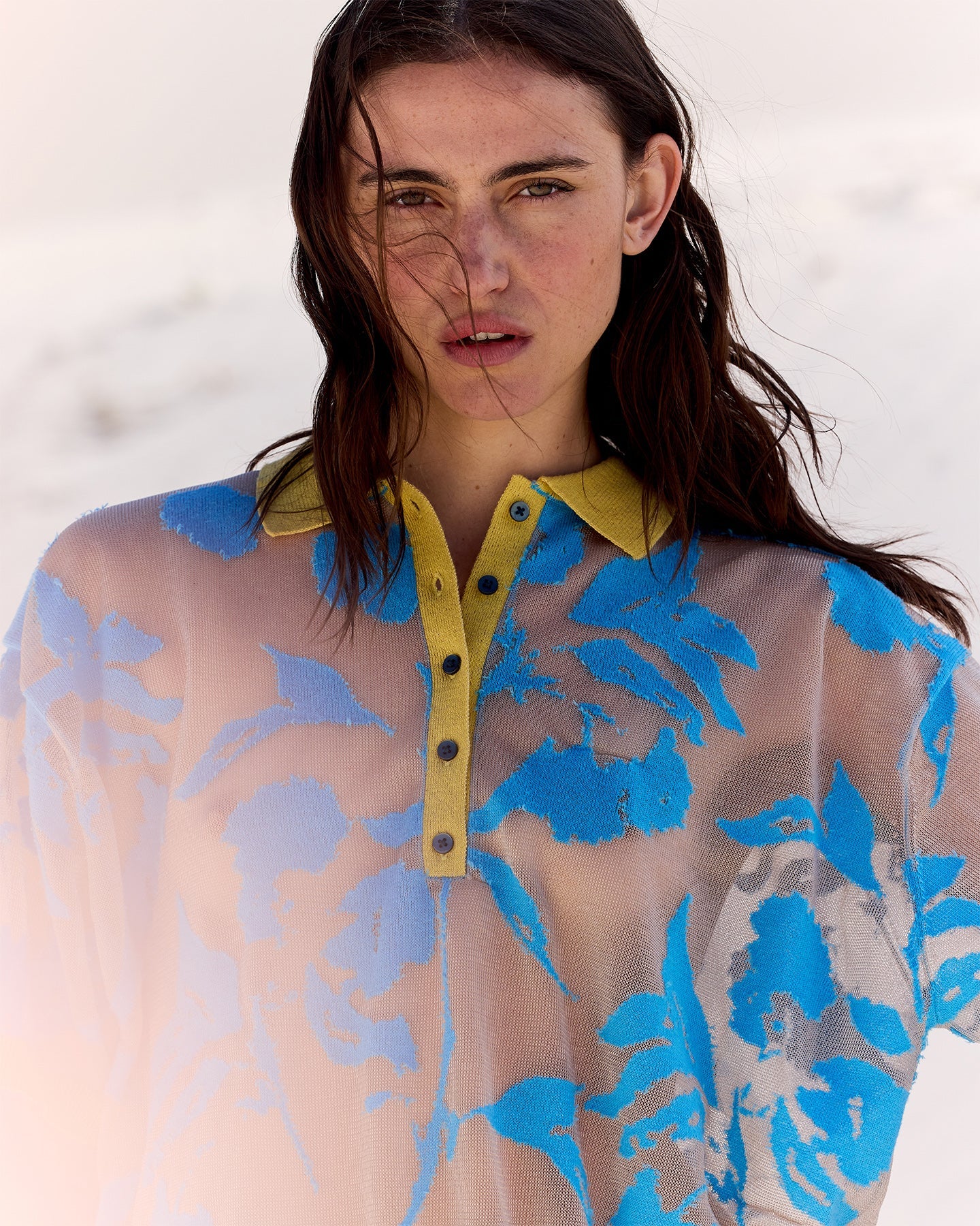 Pull En Maille Sharita - Bleu