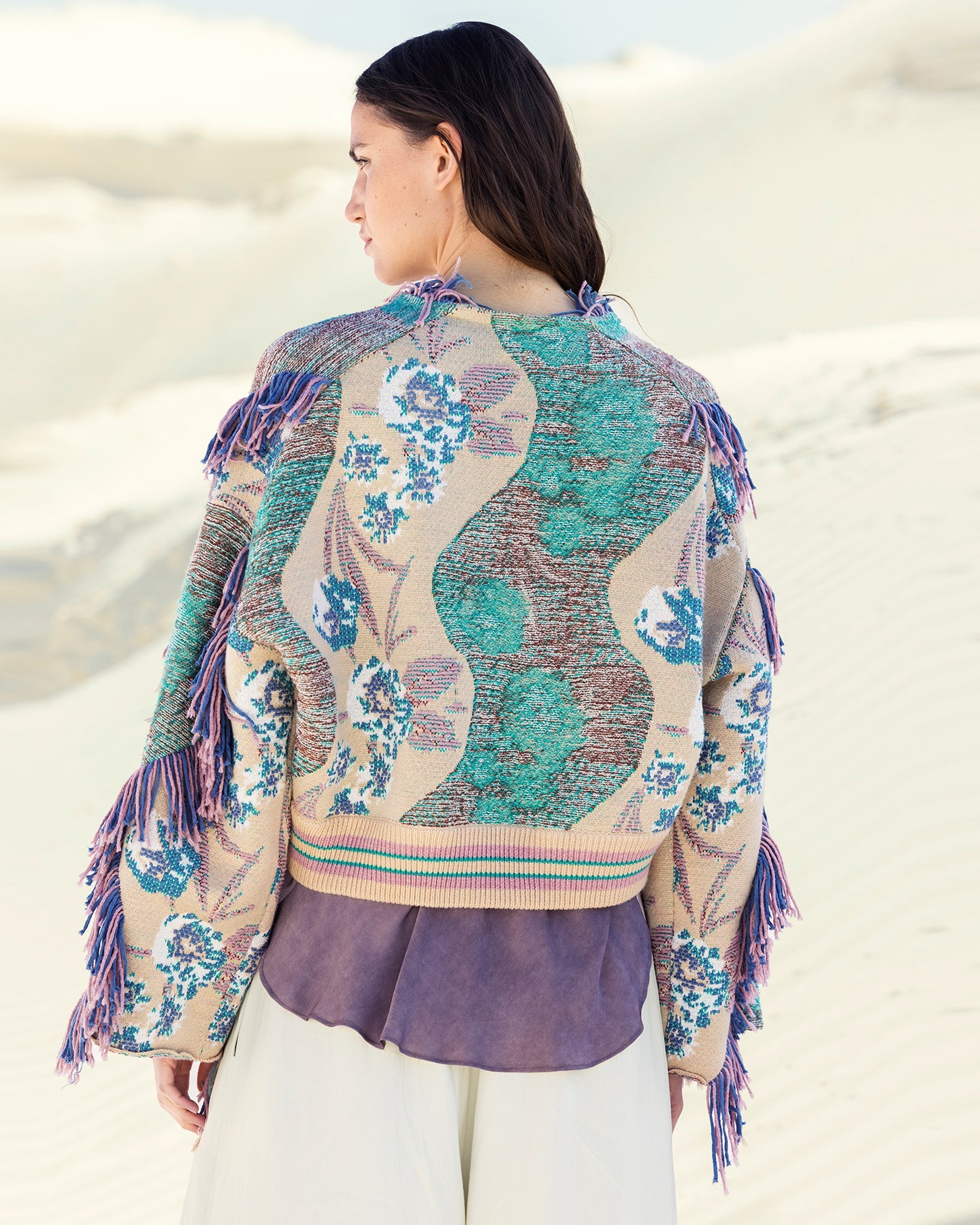 Cardigan En Maille Squire - Multicolore