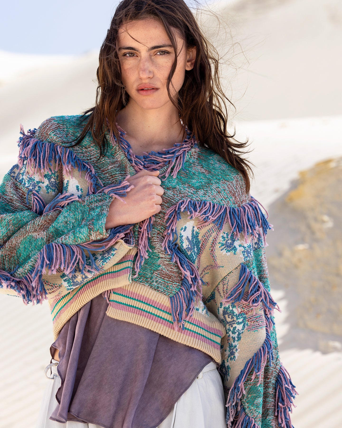 Cardigan En Maille Squire - Multicolore