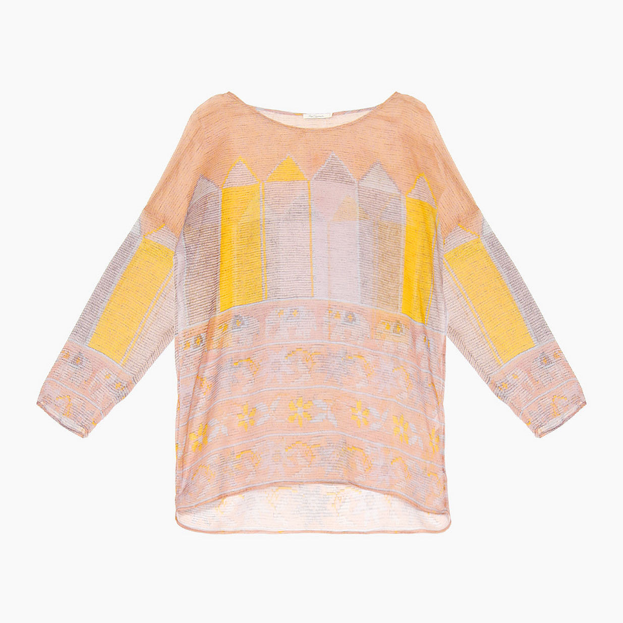 Top Benett Imprimé rose poudré | Mes Demoiselles Paris