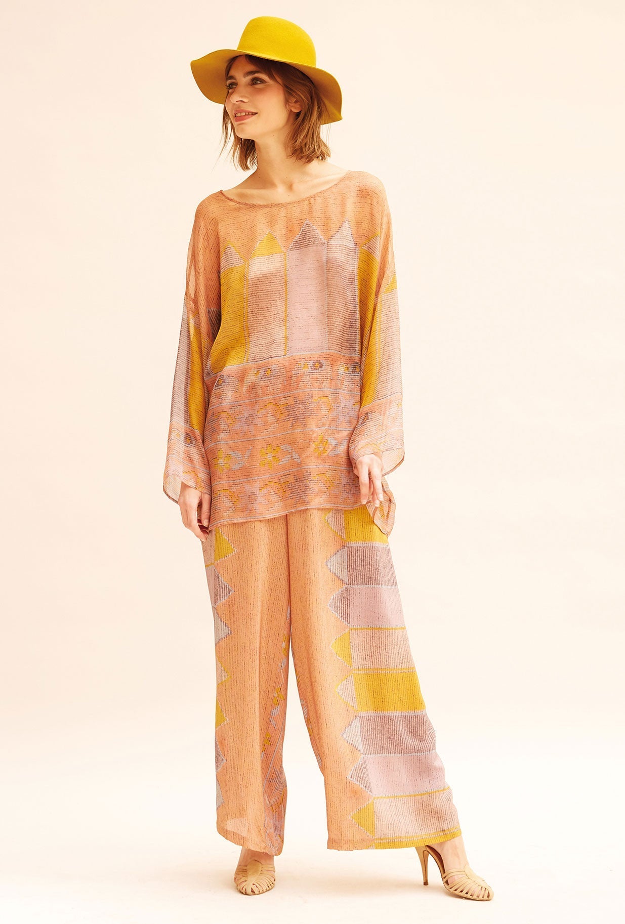 Top Benett Imprimé rose poudré | Mes Demoiselles Paris
