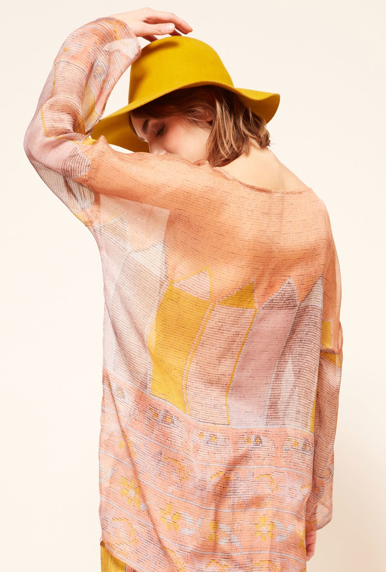 Top Benett Imprimé rose poudré | Mes Demoiselles Paris