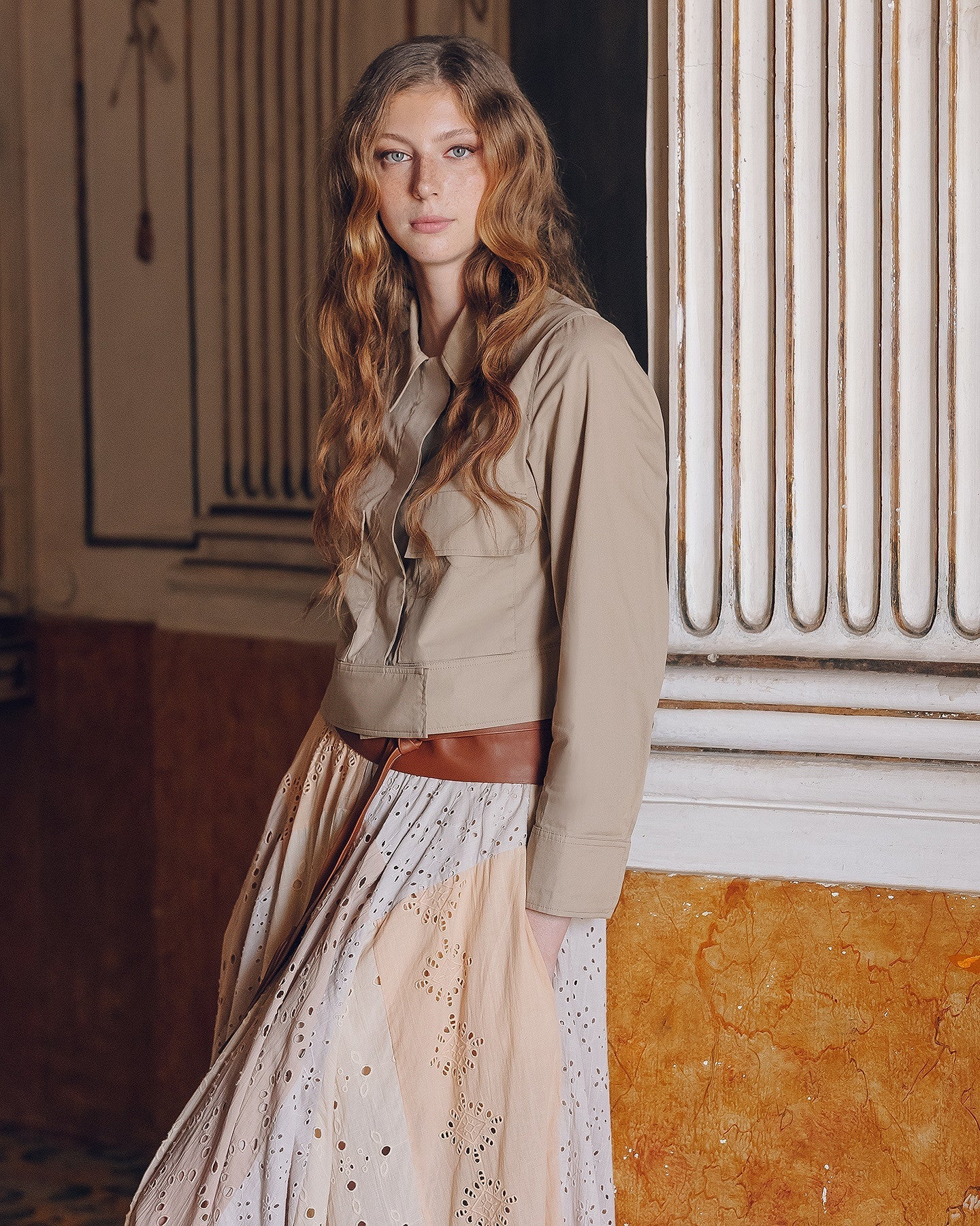 Veste Pinell Sable | Mes Demoiselles Paris