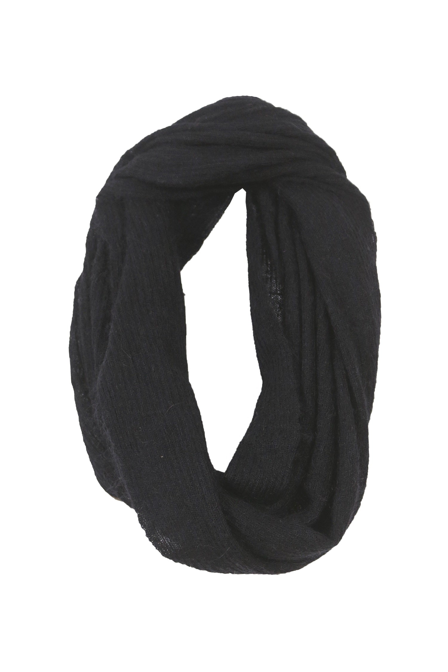 Écharpe En Tricot Shalma - Noir