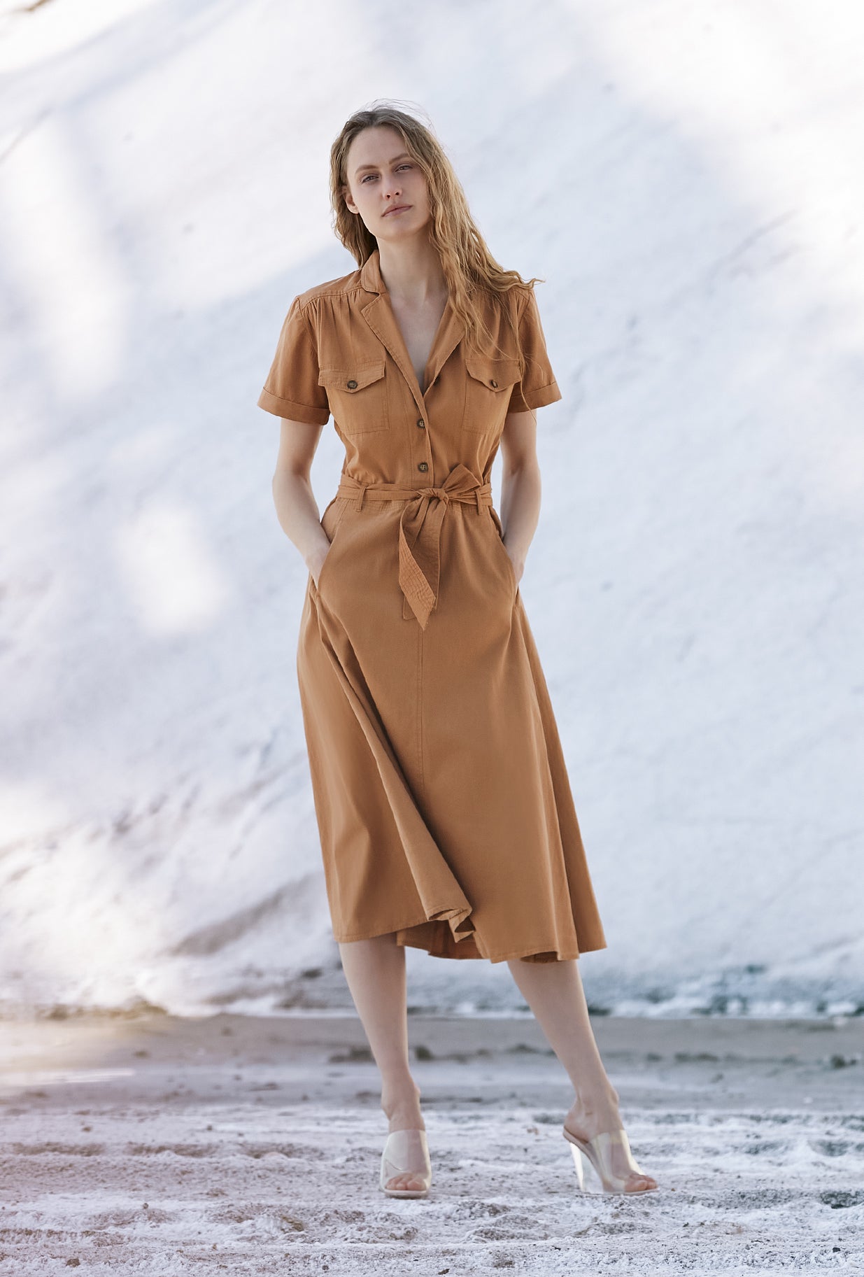 Robe Patrice - Ocre