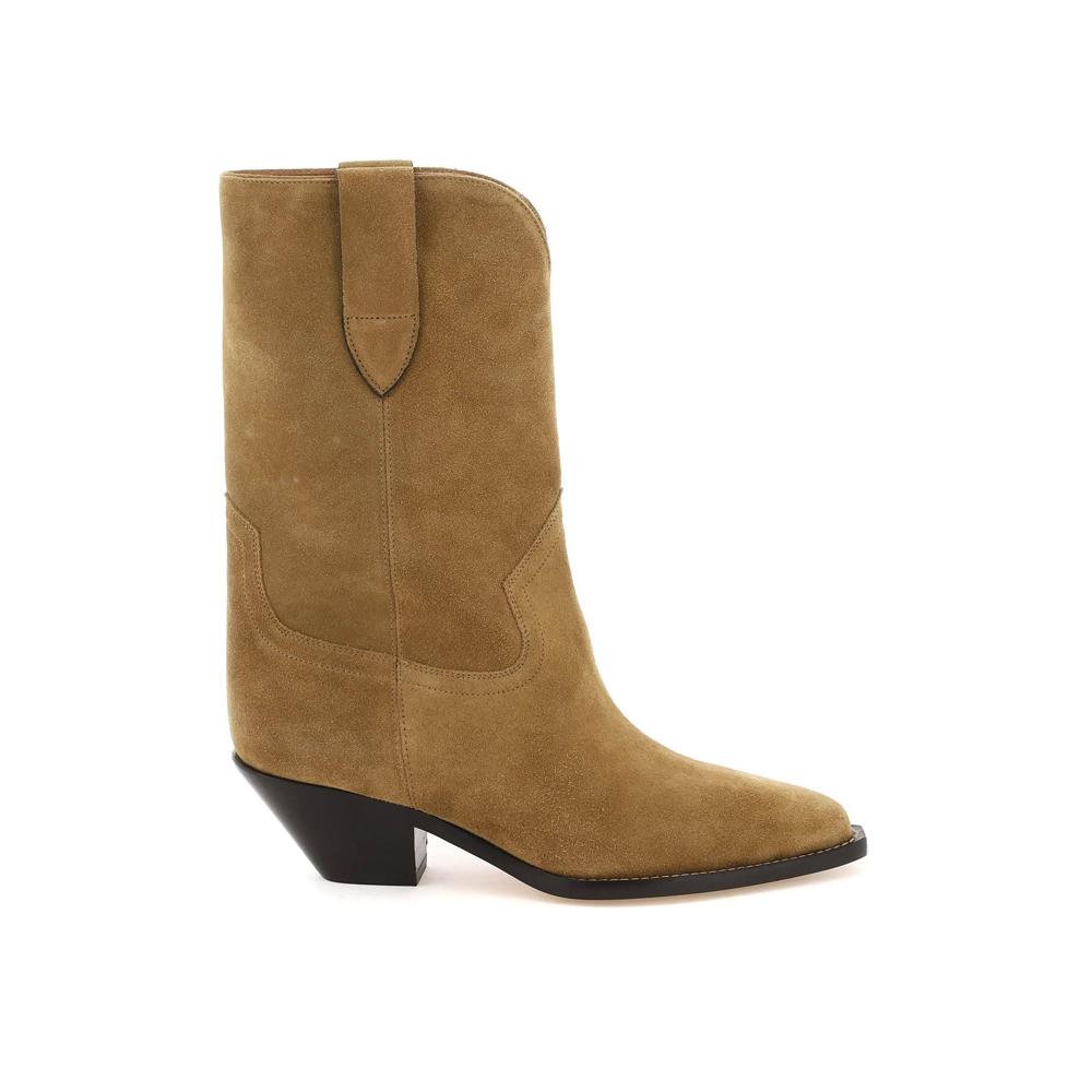 Bottes Isabel Marant Dahope Suede Boots - Beige - Femme