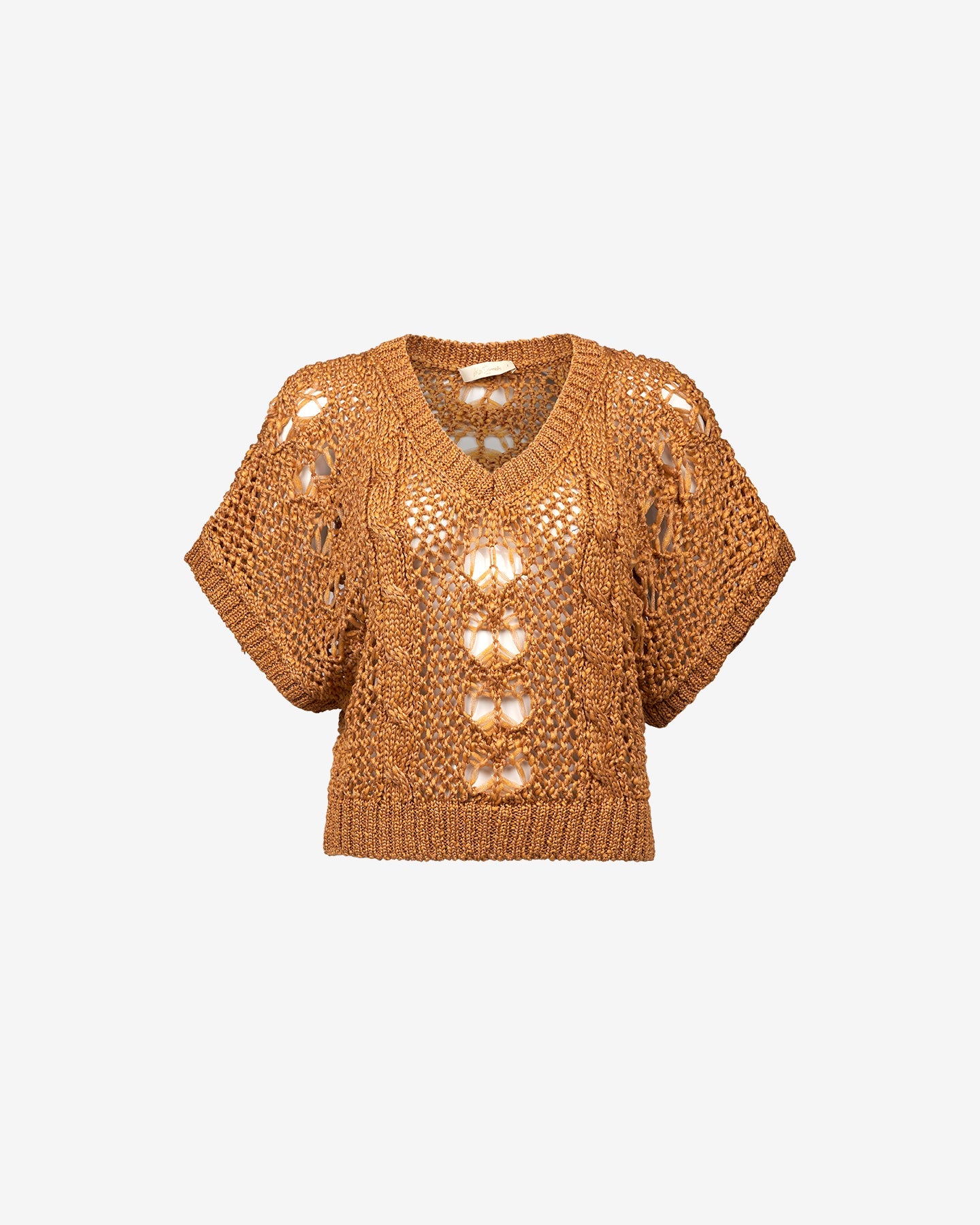 Pull En Maille Capria - Ocre