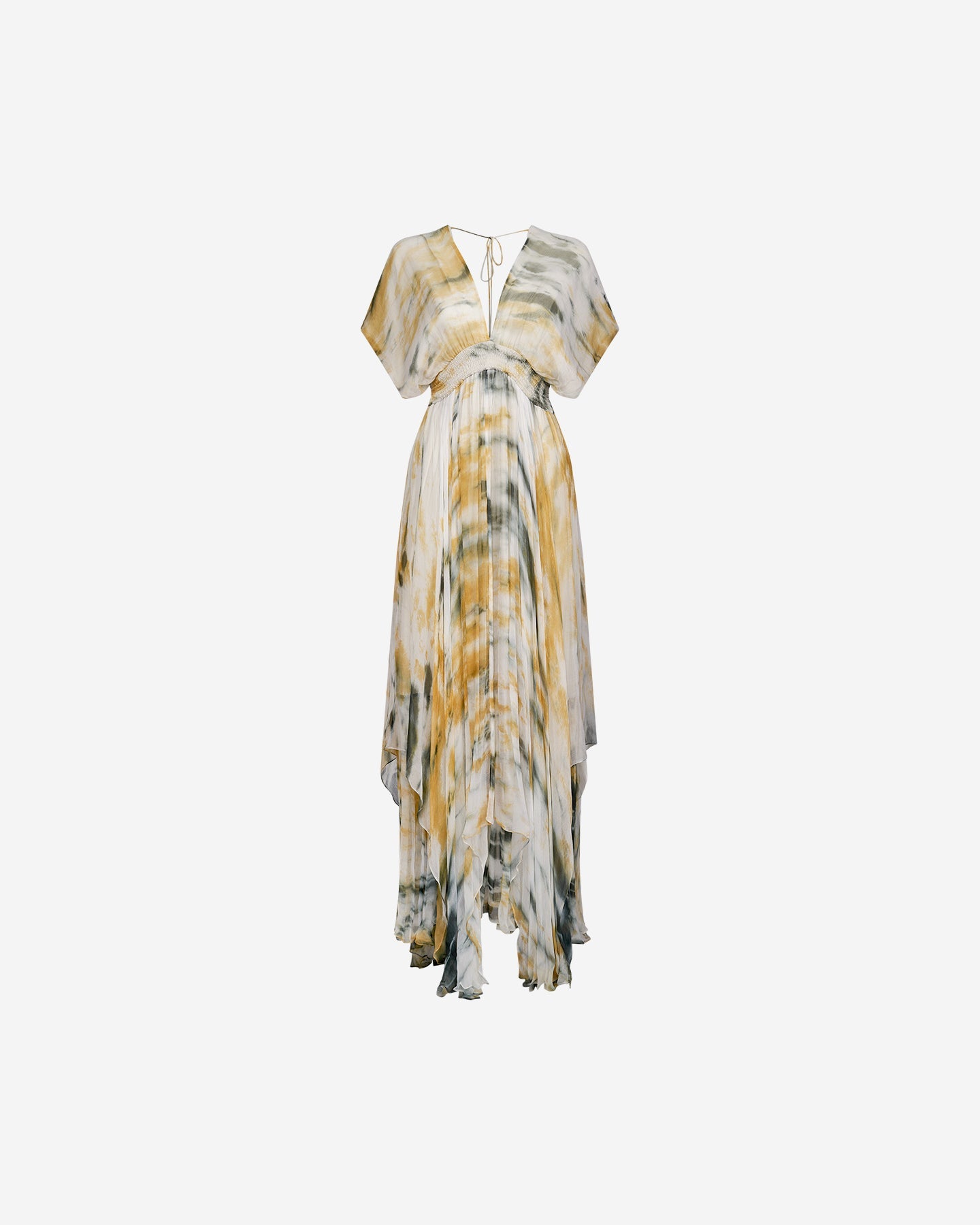 Robe Ines - Kaki/Ocre