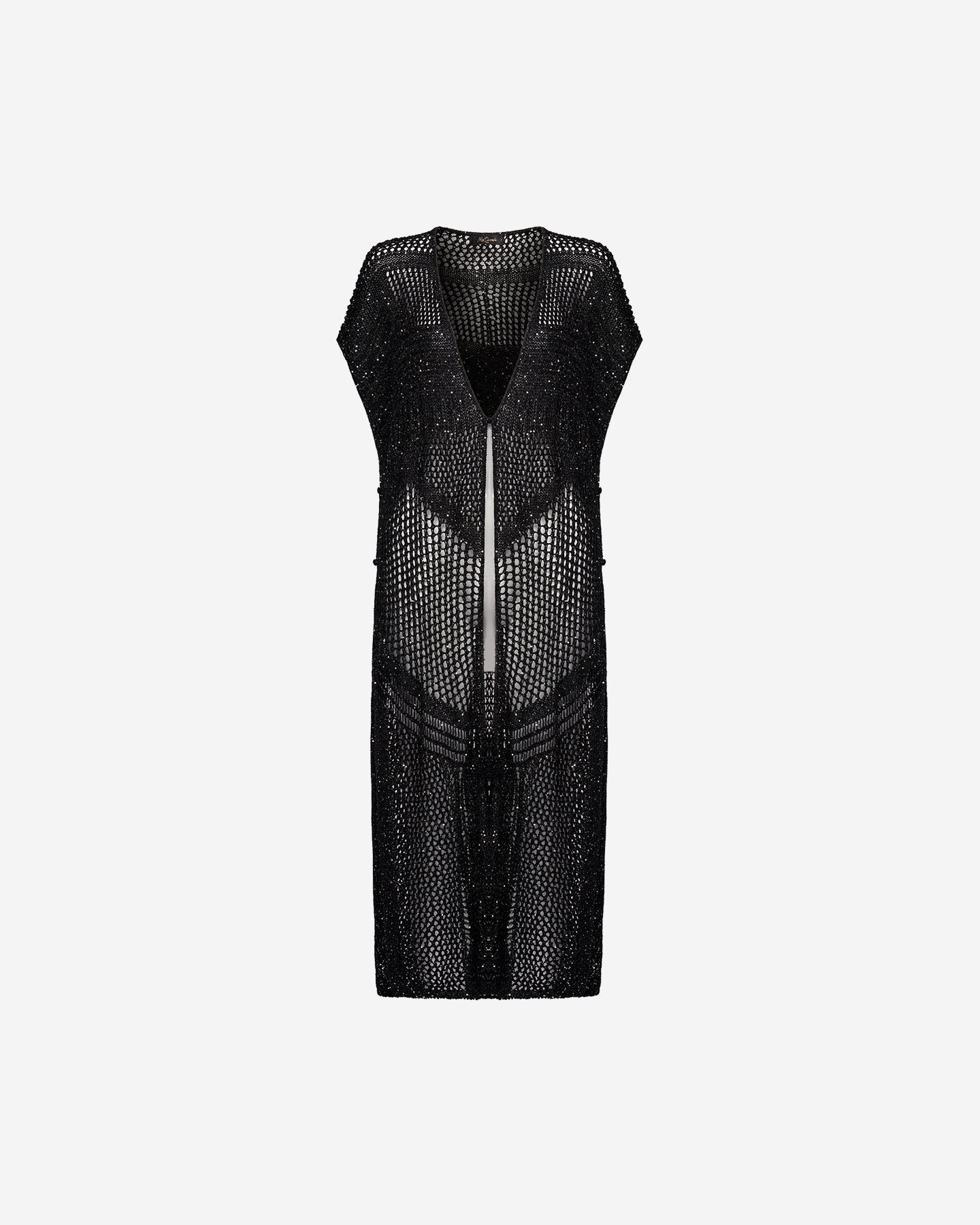 Manteau En Tricoté Staria - Noir