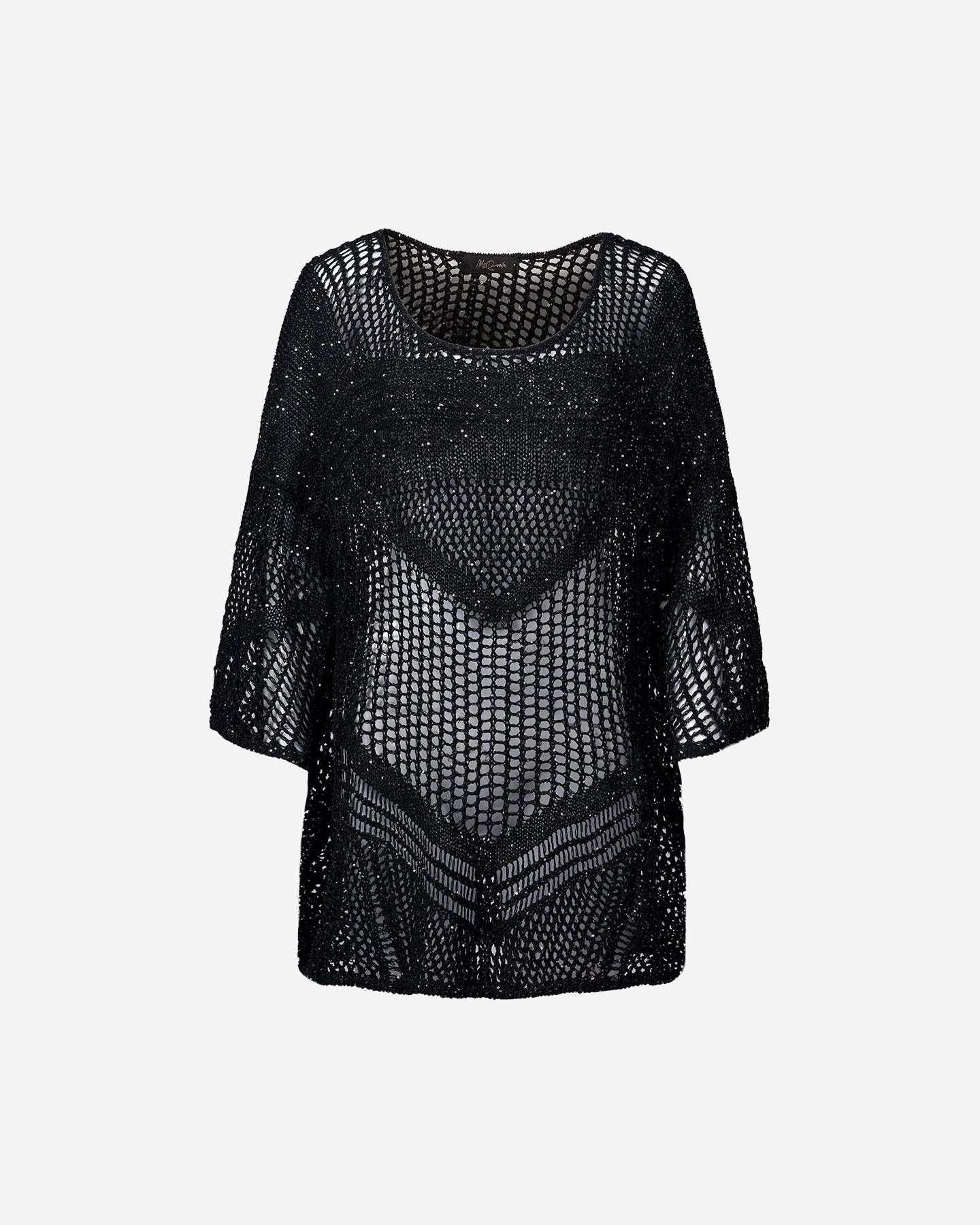 Pull En Maille Star - Noir