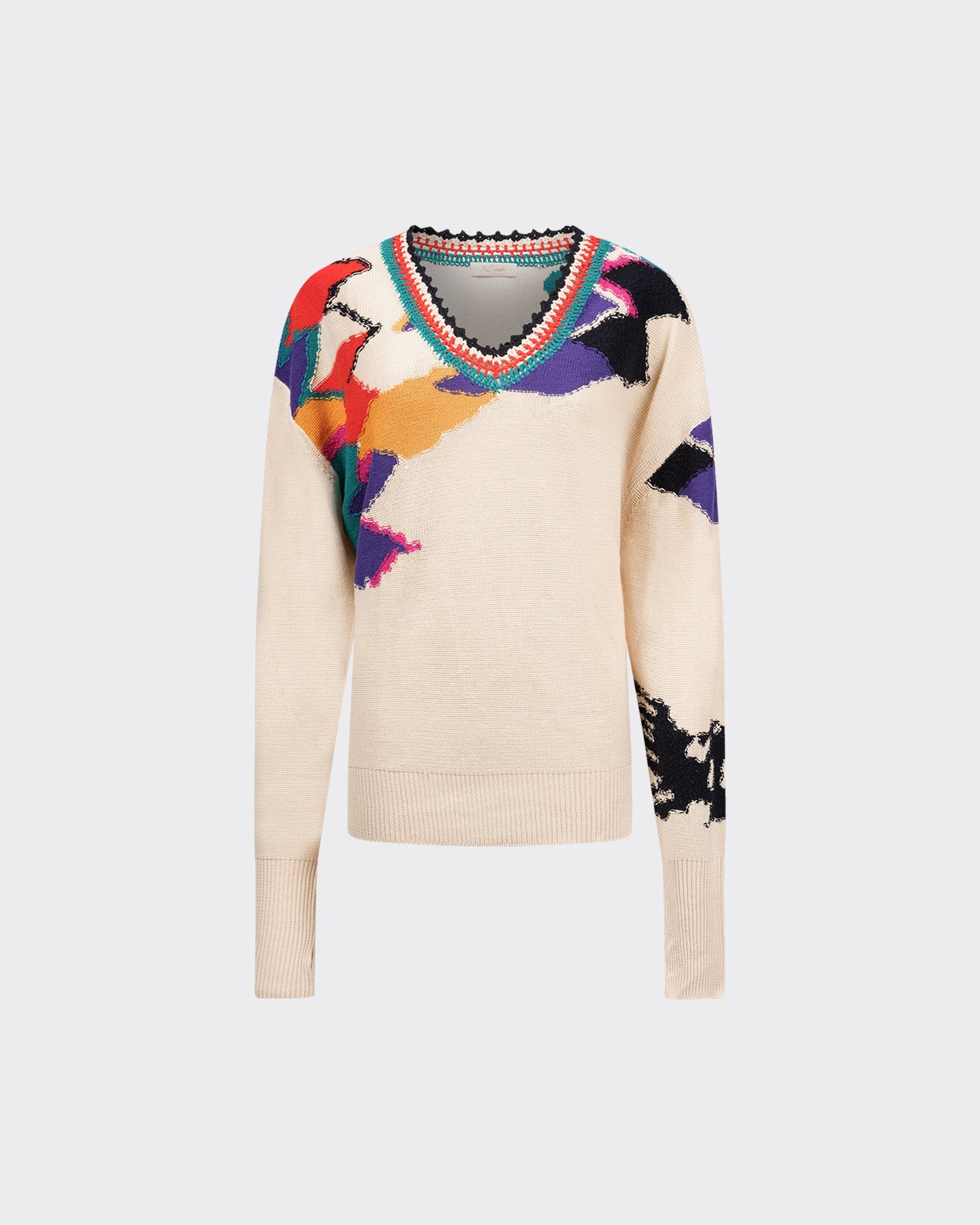 Pull En Maille Atley - Ivoire