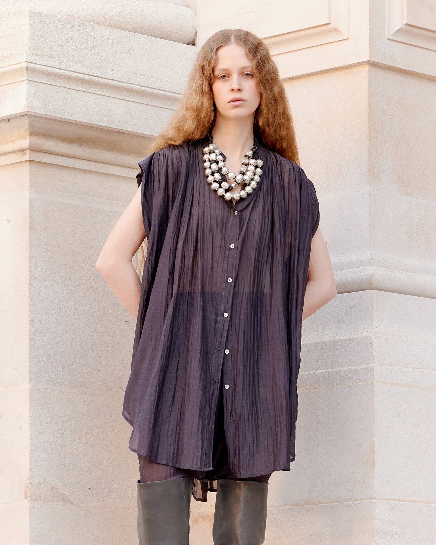 Chemise Lana - Gris