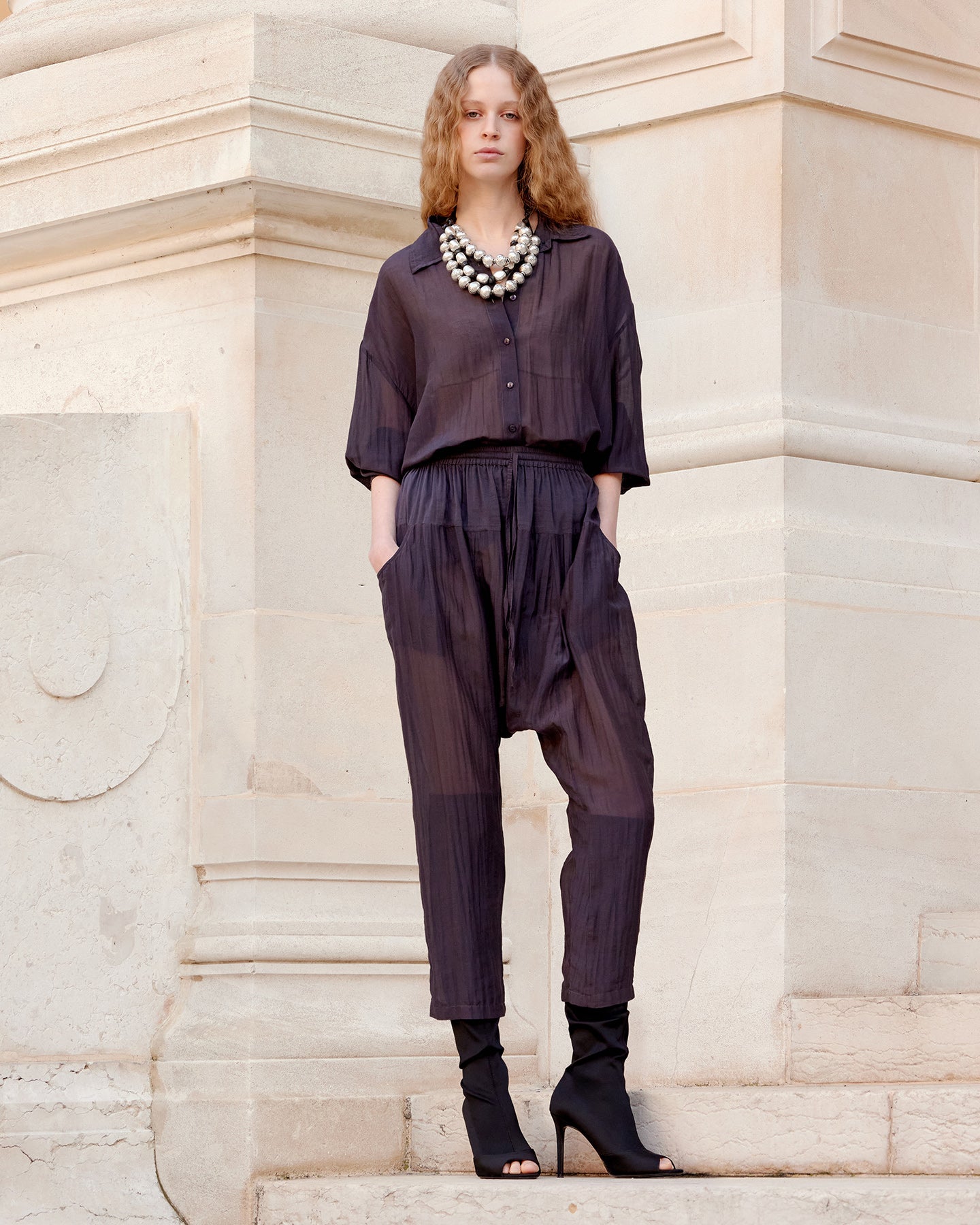 Pantalon Loana - Gris