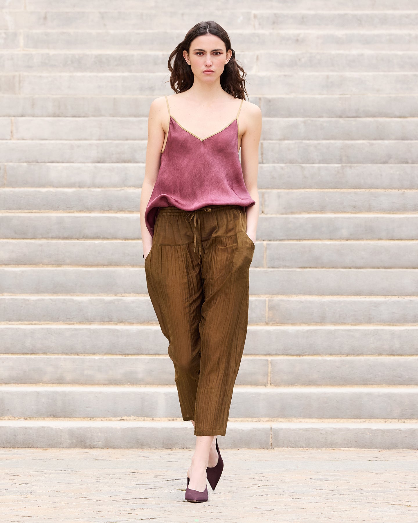Pantalon Loana - Kaki