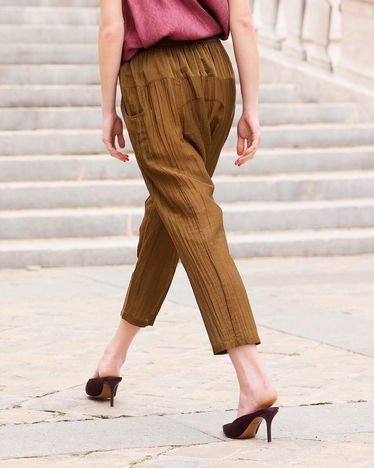 Pantalon Loana - Kaki