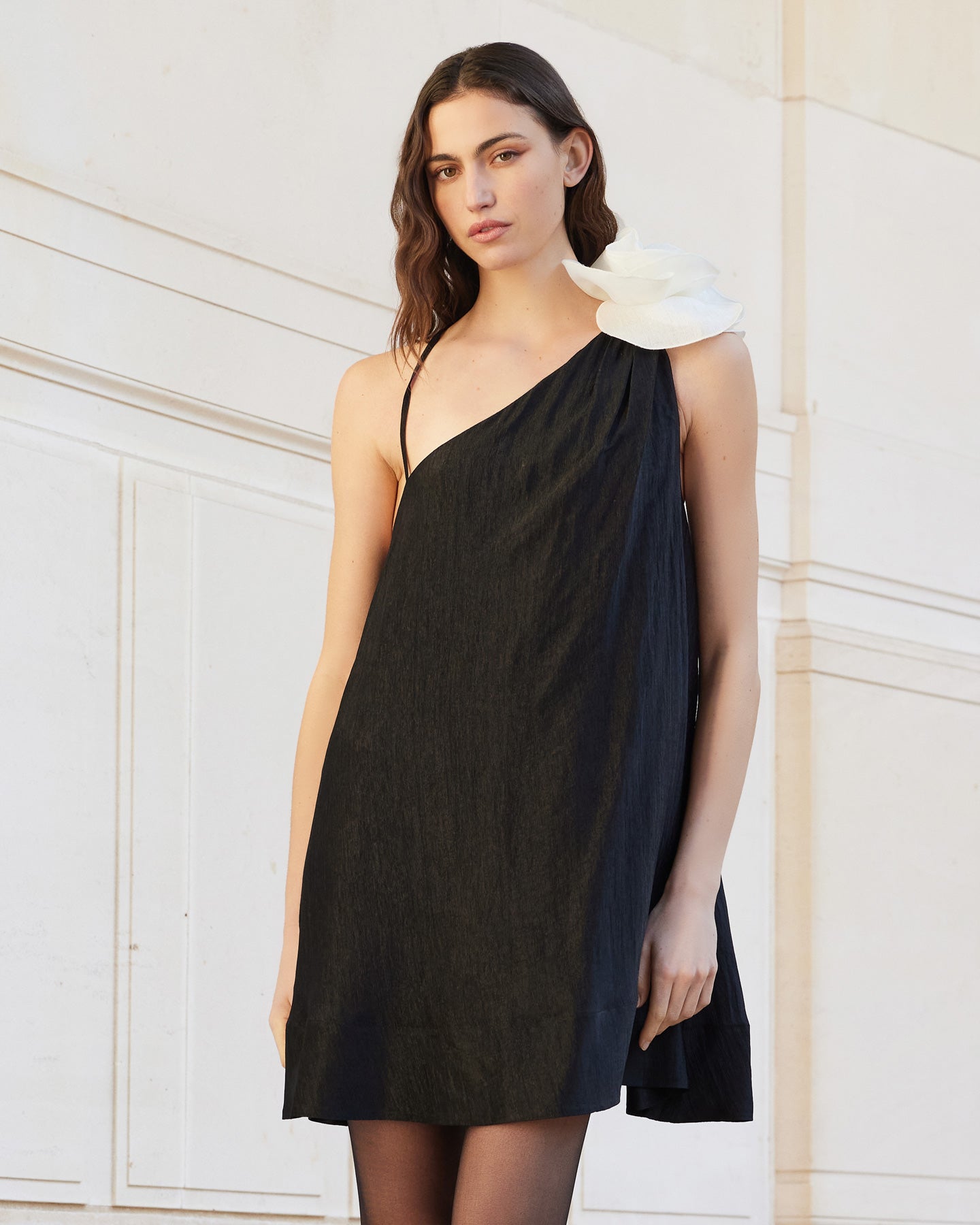 Robe Poesie - Noir/Blanc