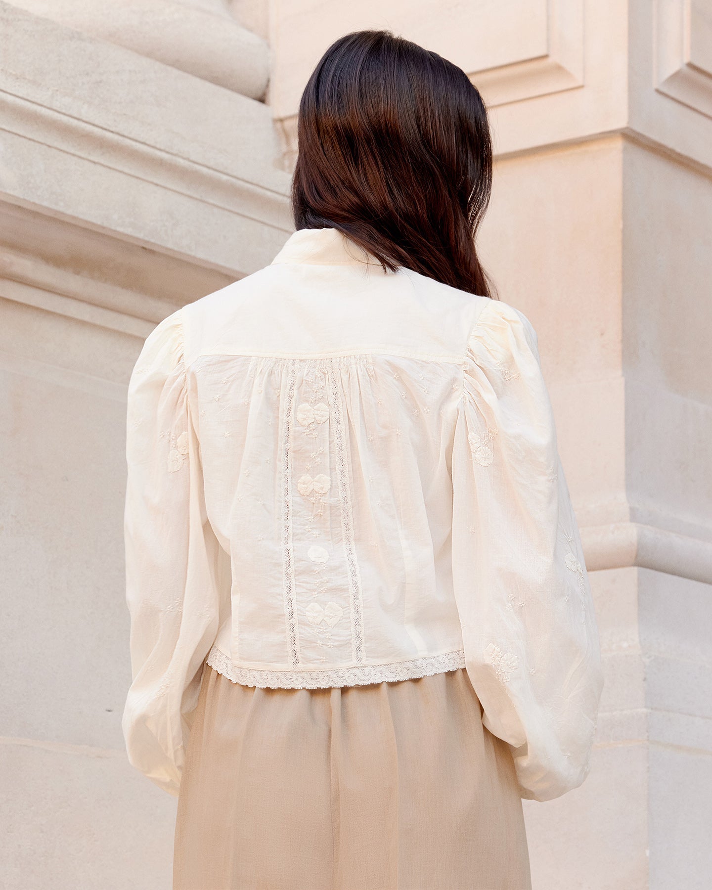 Chemise Sauge - Ecru