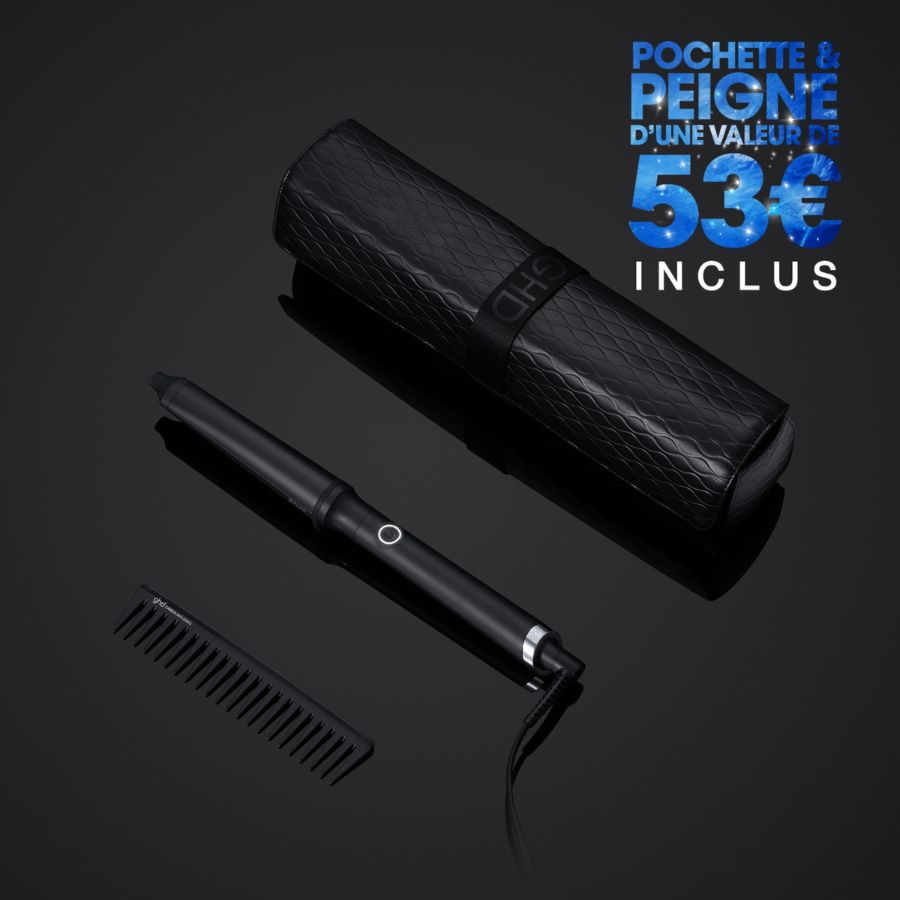Coffret Boucleur Ghd Curve Creative Curl Wand, Son Peigne Démêloir Et Sa Pochette Thermorésistante