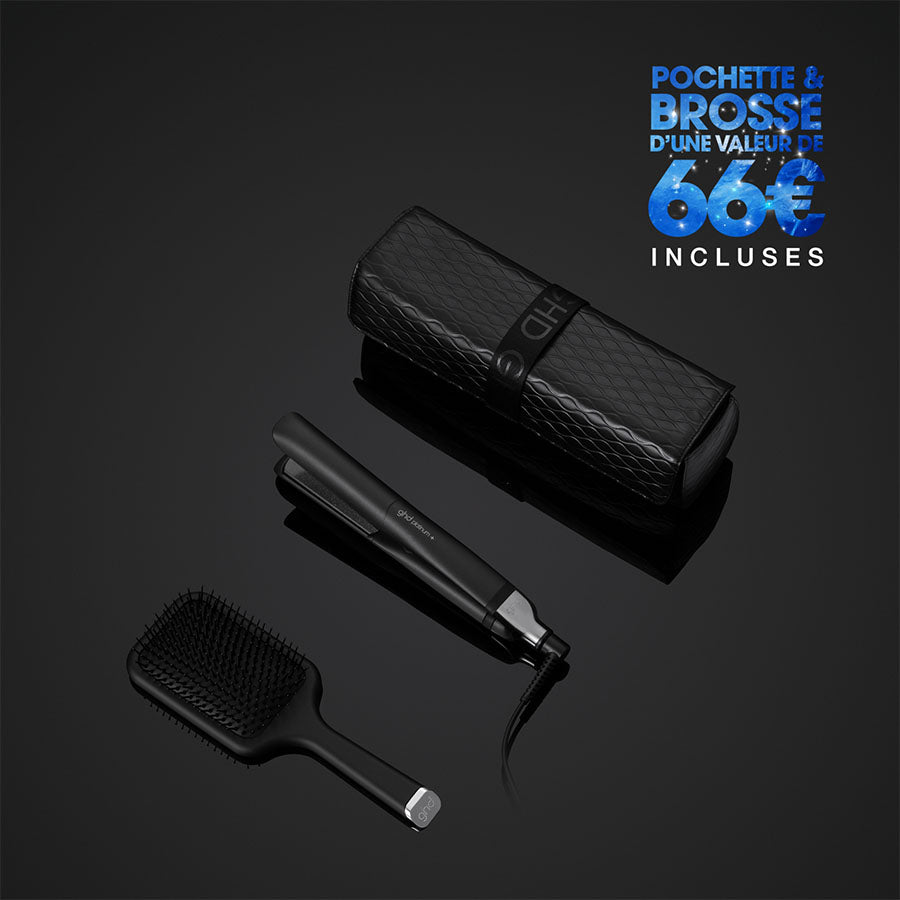 Coffret Lisseur Ghd Platinum+, Sa Brosse À Cheveux Et Sa Pochette Thermorésistante