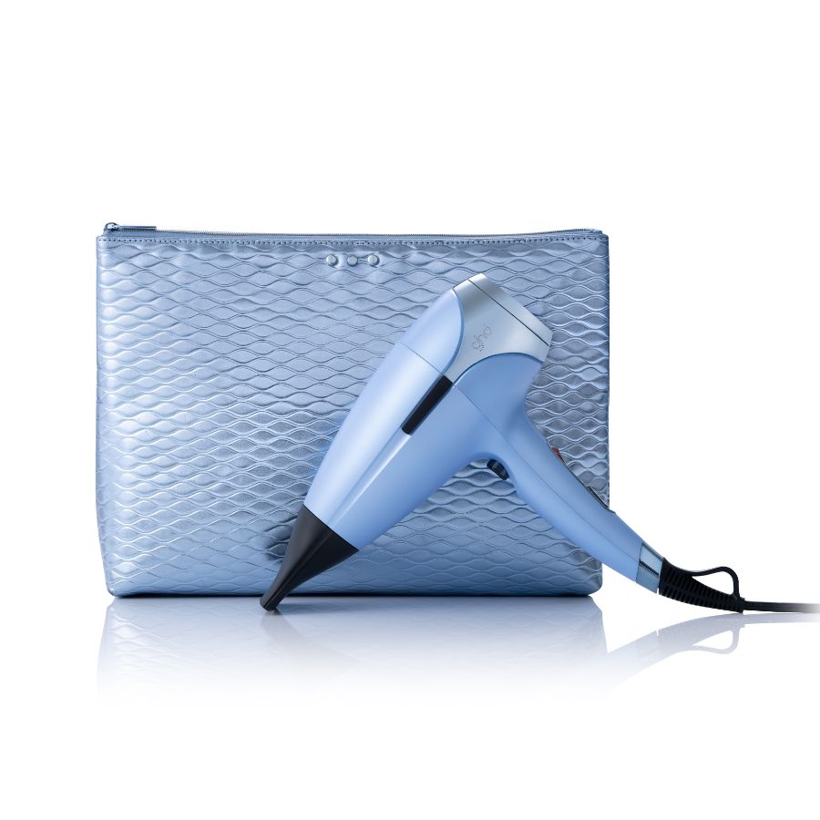 Sèche-Cheveux Ghd Helios Bleu Glacier Et Sa Pochette De Rangement