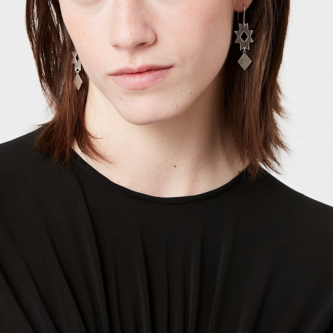 Boucle D'Oreille Bl1185 - Silver