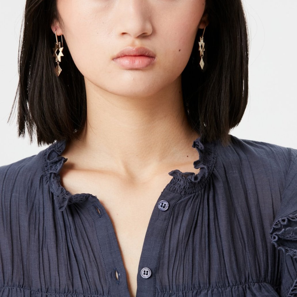 Boucle D'Oreille Bl1185 - Dore