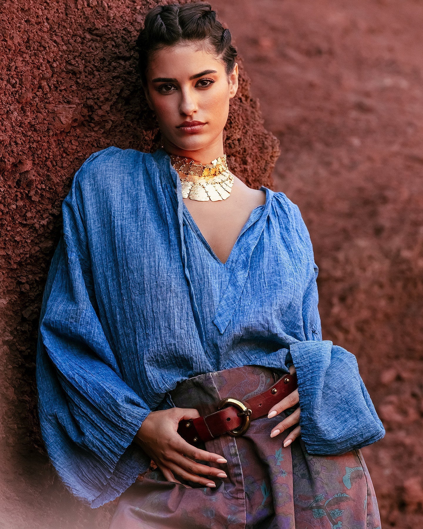 Blouse Nua  Bleu | Mes Demoiselles Paris