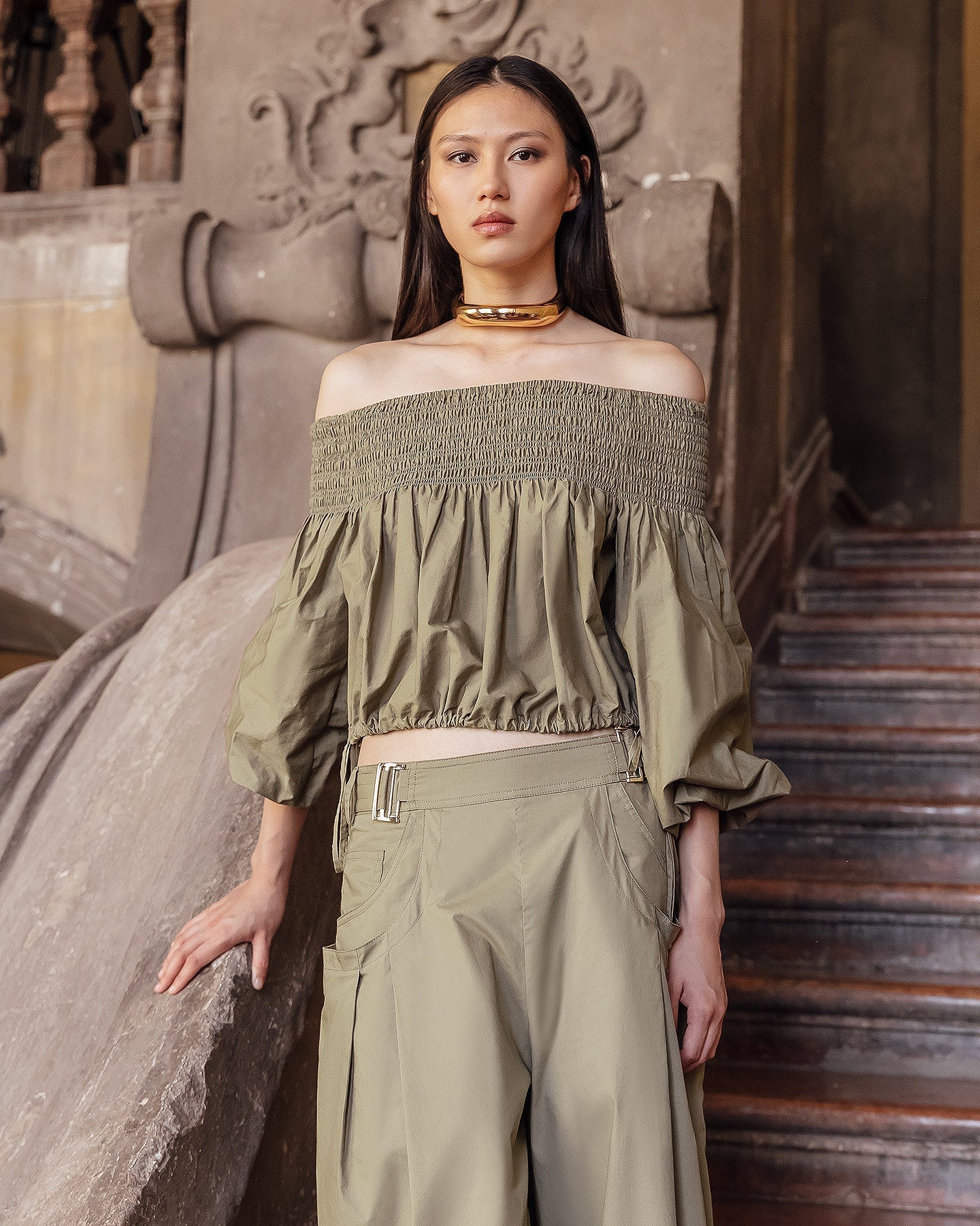 Blouse Pyrite  Kaki | Mes Demoiselles Paris