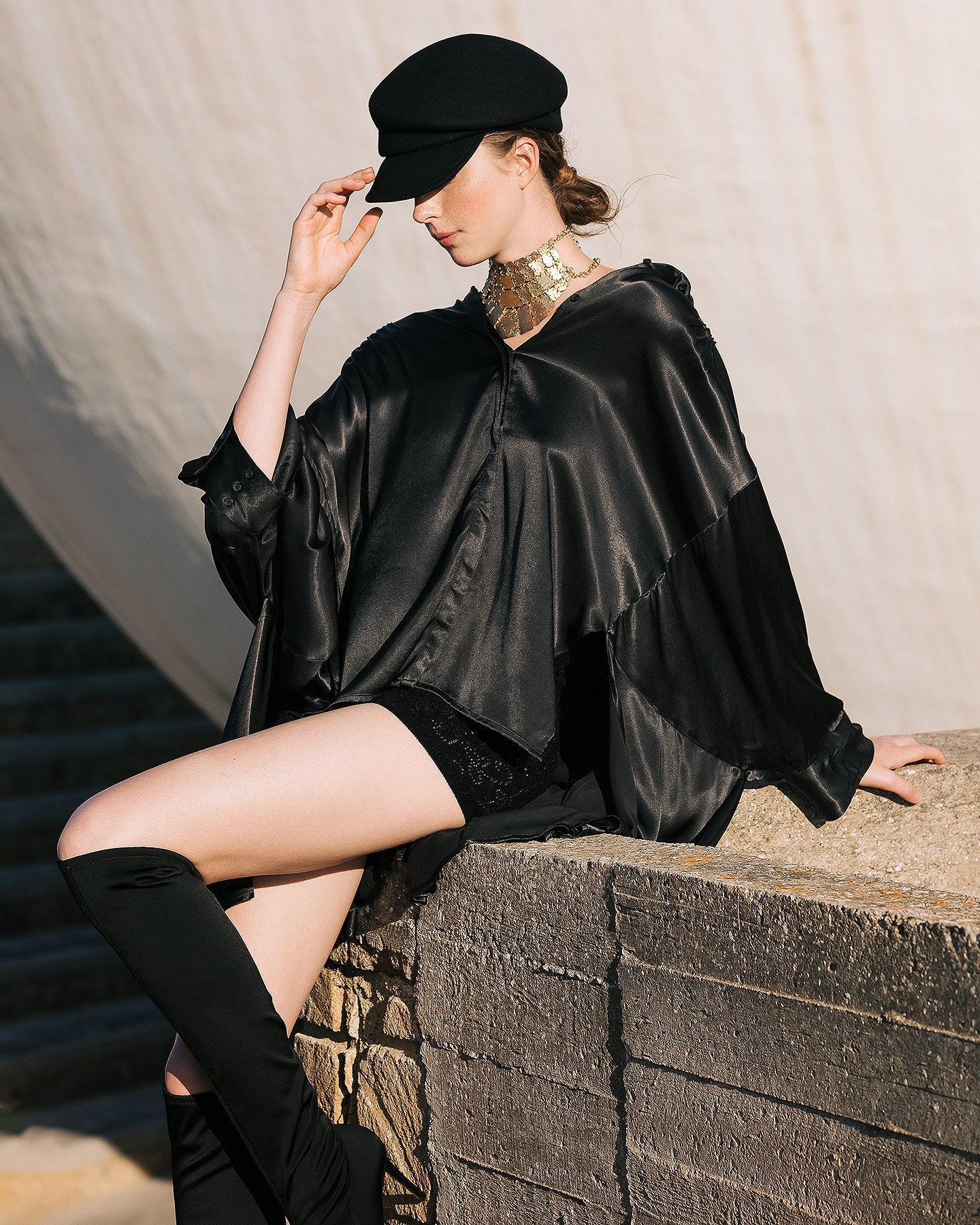 Blouse Suram  Noir | Mes Demoiselles Paris