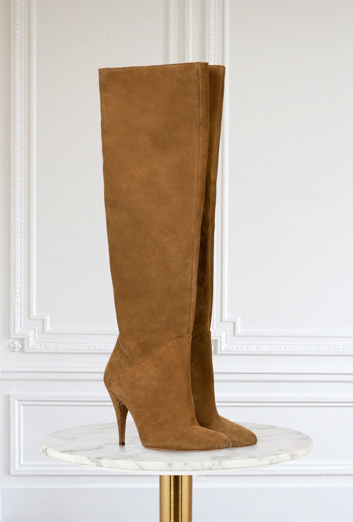 Bottes Dementes  Daim bronzé | Mes Demoiselles Paris