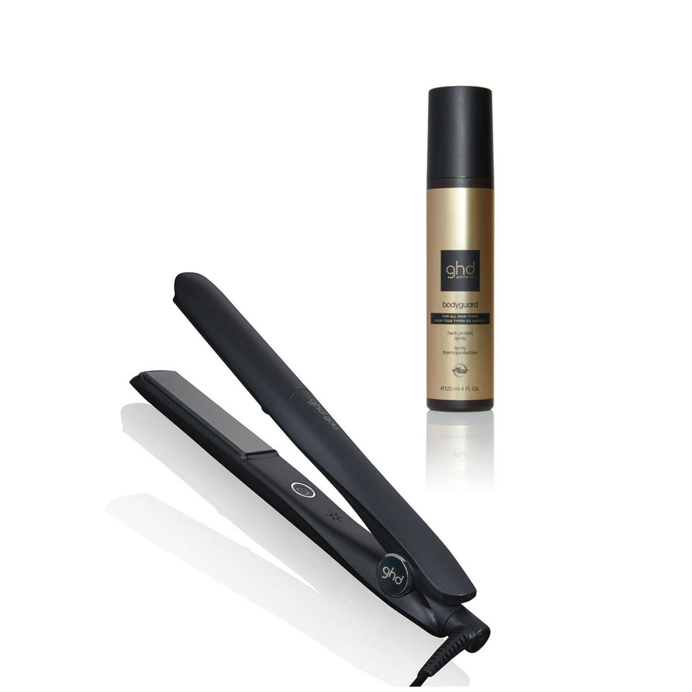 Duo Lisseur gold noir + Spray thermoprotecteur bodyguard 120ml