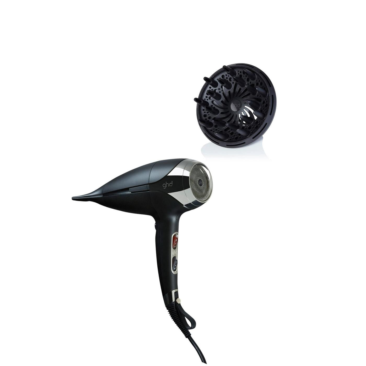 Sèche-cheveux helios noir + Diffuseur helios