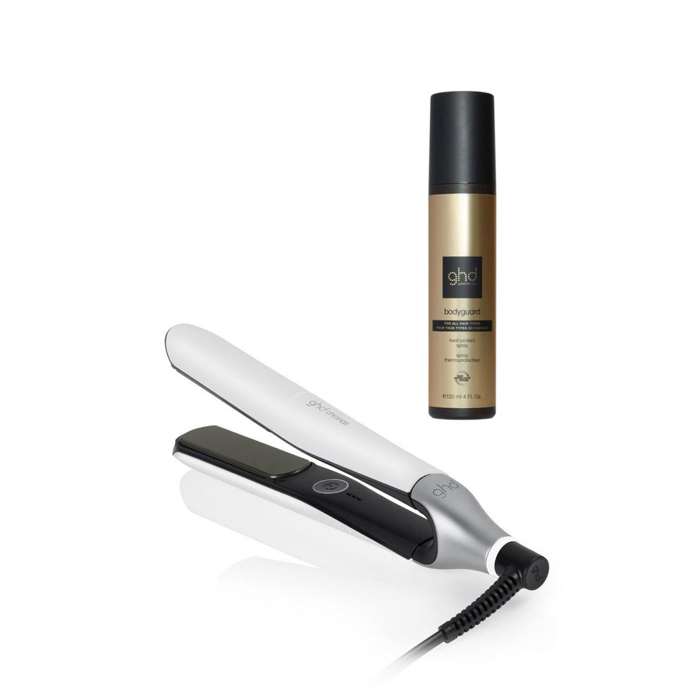 Duo Lisseur chronos blanc + Spray thermoprotecteur bodyguard 120ml