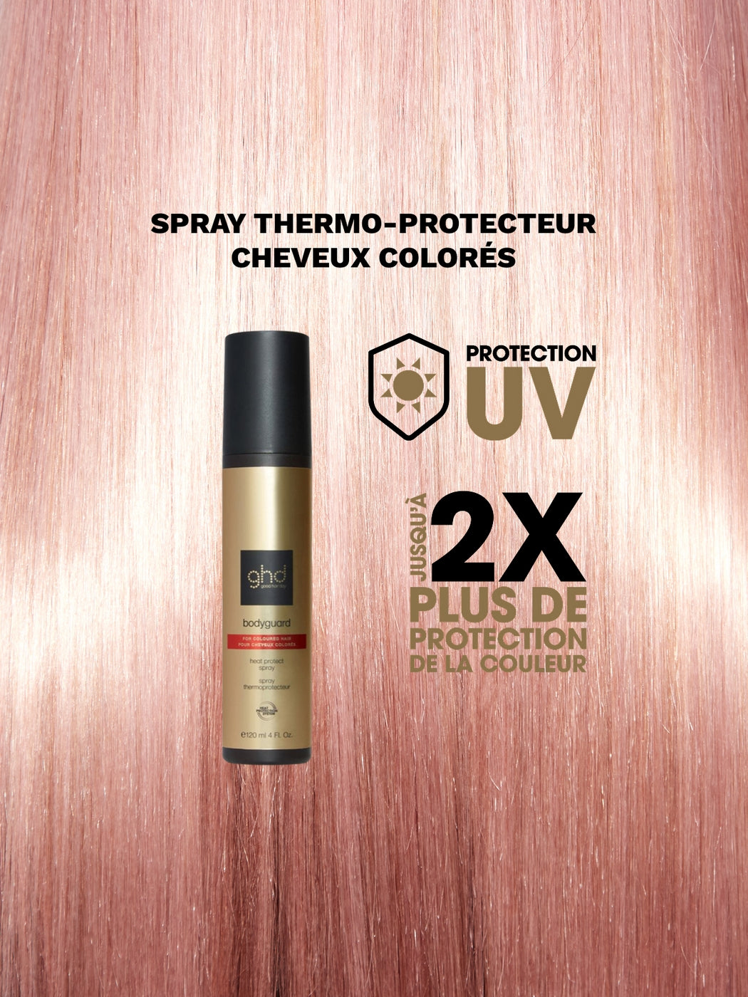 Duo Sprays : 1 Thermoprotecteur cheveux colorés bodyguard 120ml + 1 Brillance de finitation shiny ever after 120ml