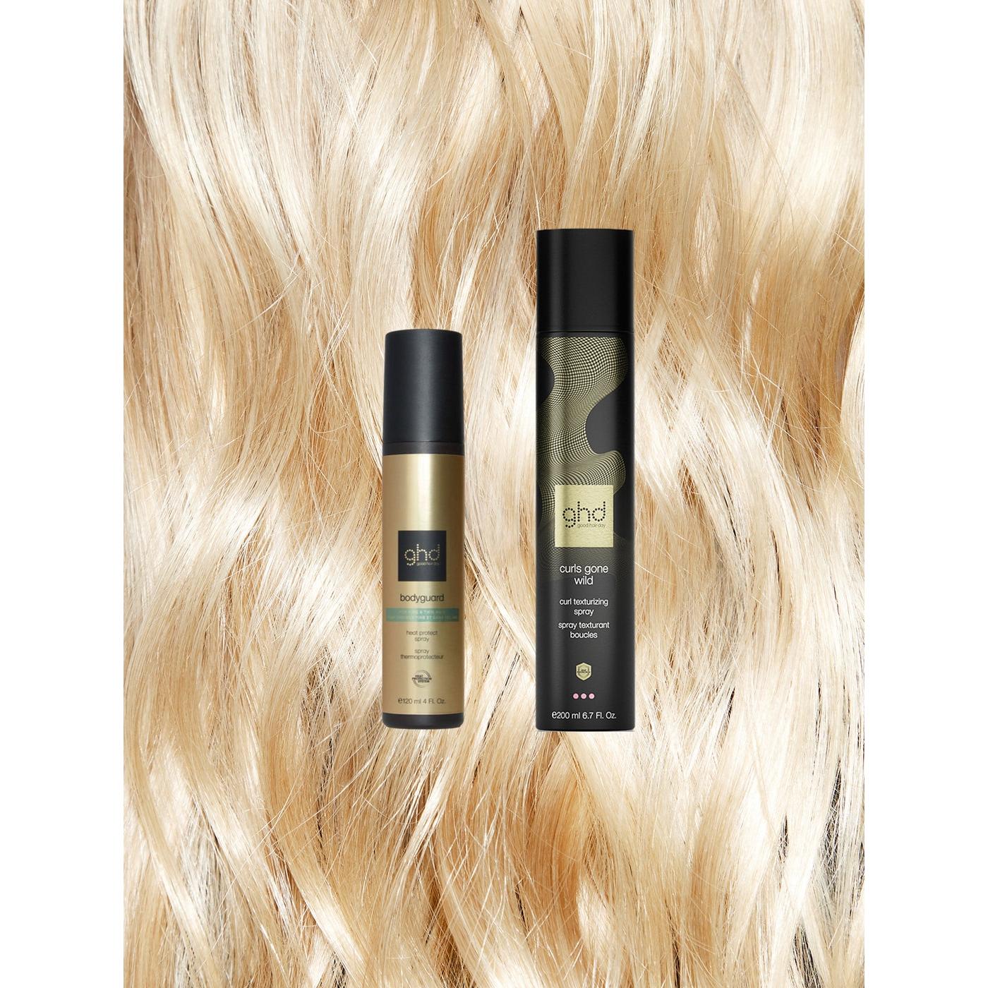 Duo Sprays : 1 Thermoprotecteur cheveux fins bodyguard 120ml + 1 Texturisant boucles curls gone 200ml