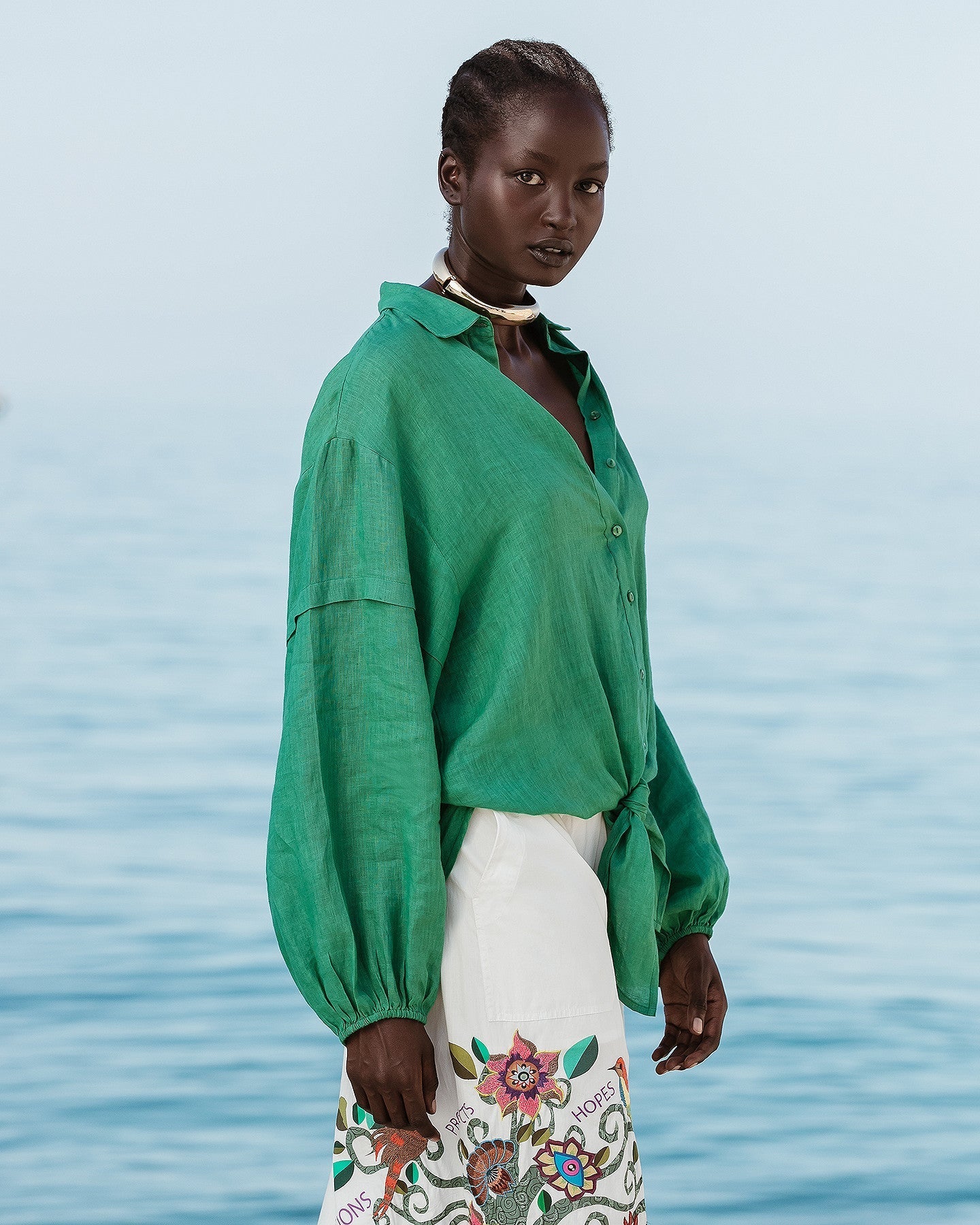 Chemise Cerea  Vert | Mes Demoiselles Paris