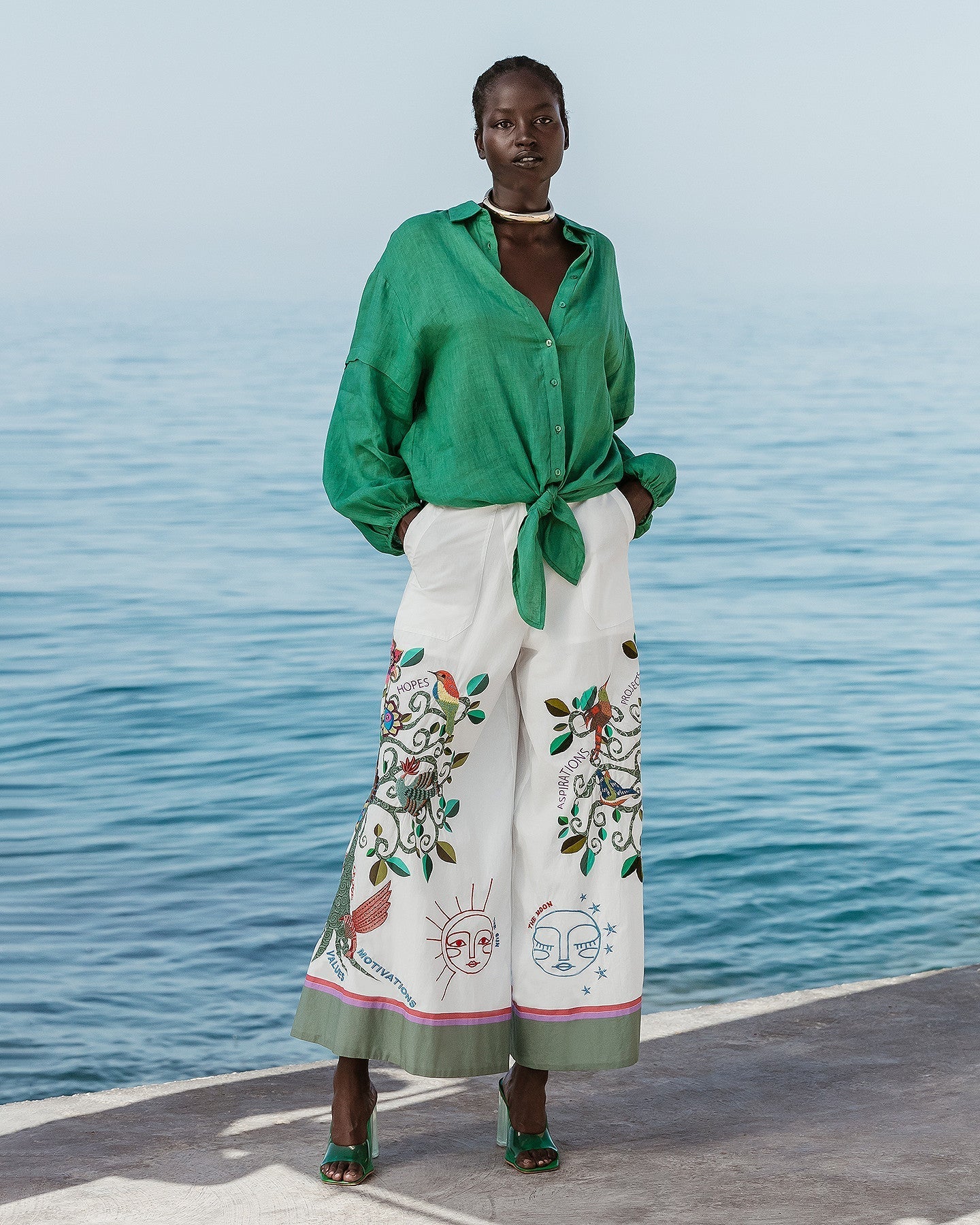 Chemise Cerea  Vert | Mes Demoiselles Paris